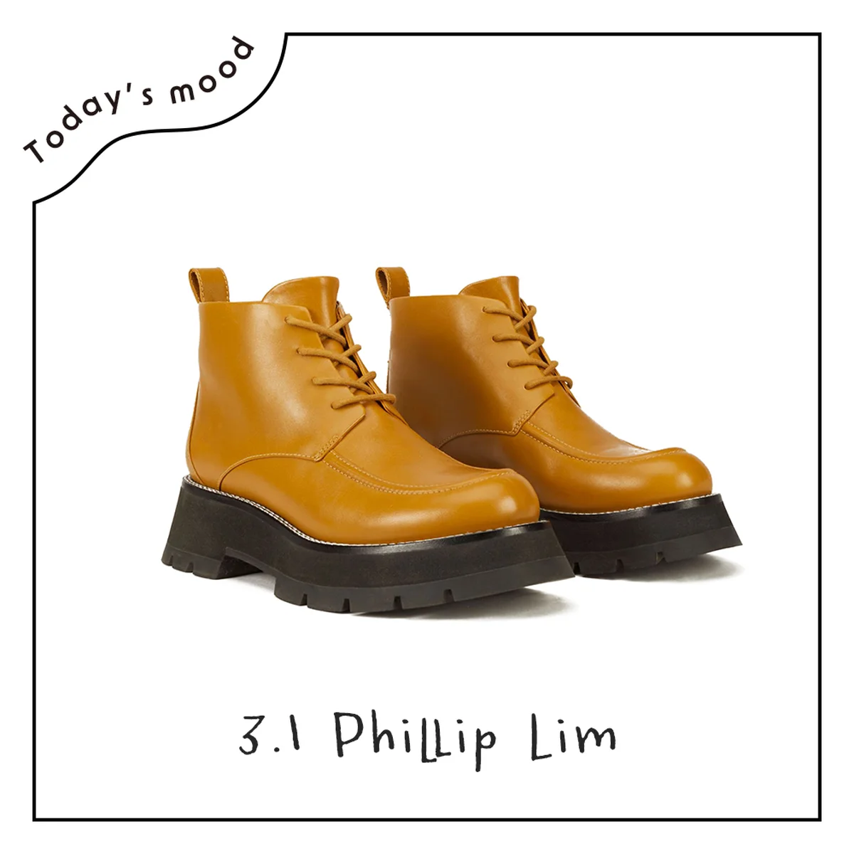 3.1 フィリップ リムのブーツ【昼下がりのごきげんワードローブ】