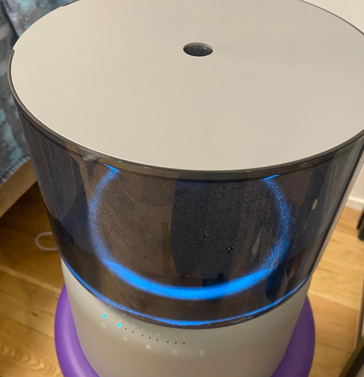 cadoの最新加湿器を使ってみたレビュー　湿度表示　