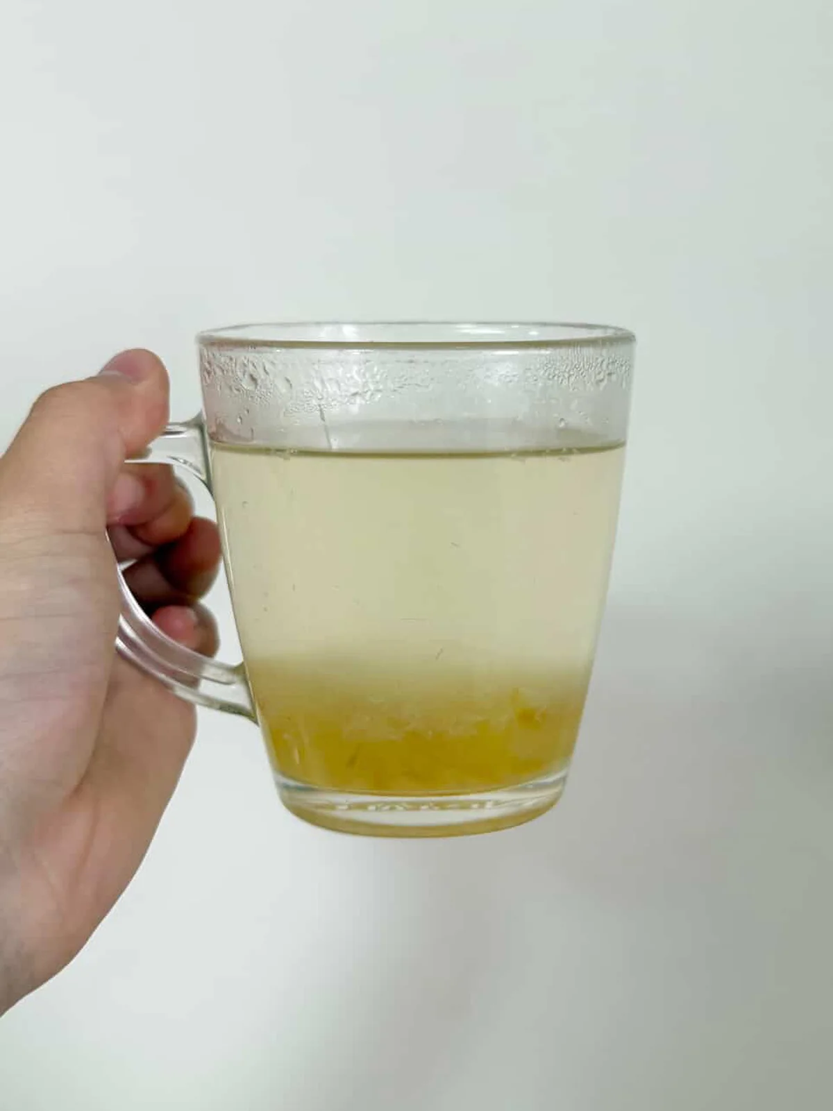 お湯で溶かしただけで完成したゆず茶