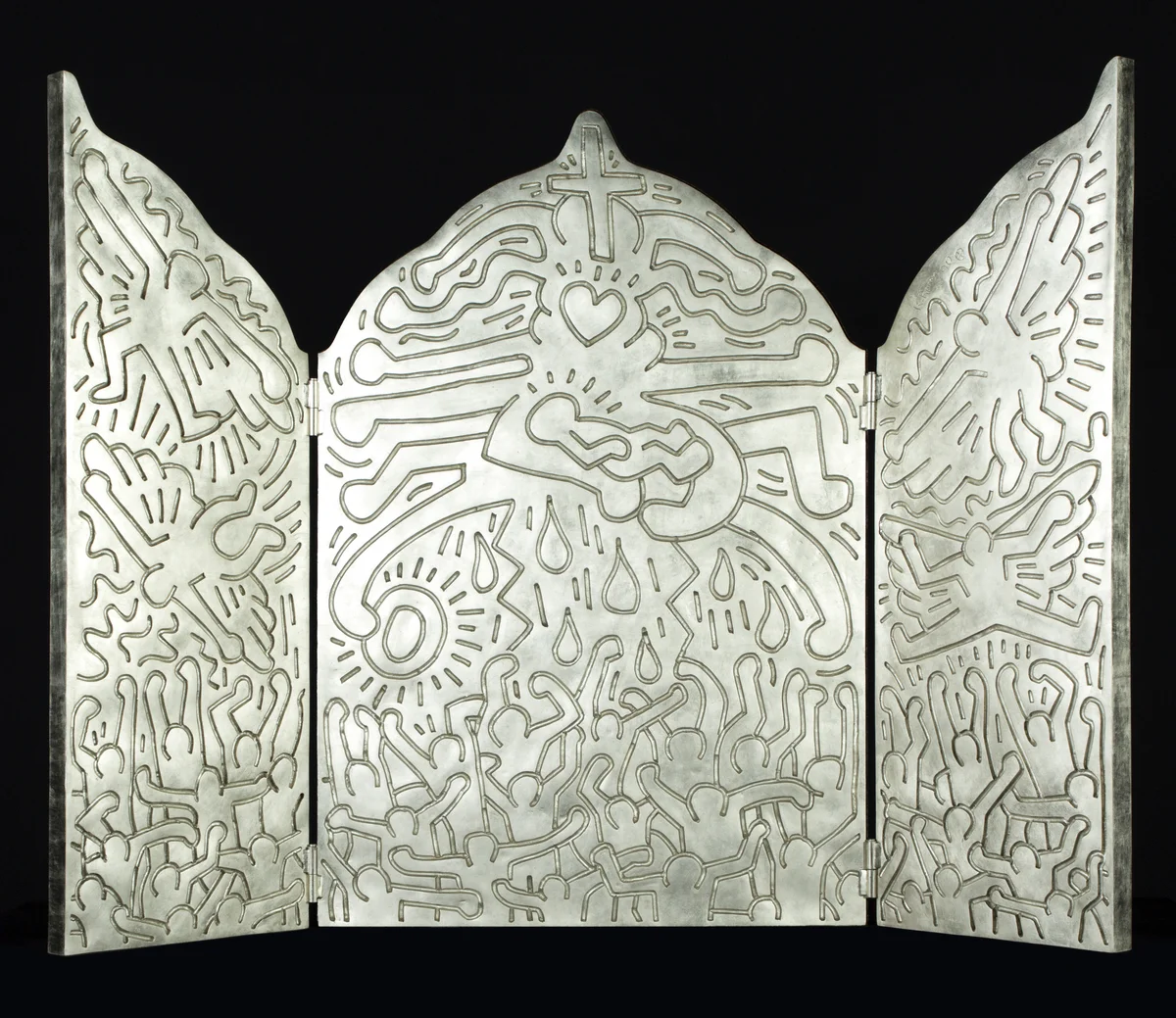 キース・ヘリング 《オルターピース：キリストの生涯》