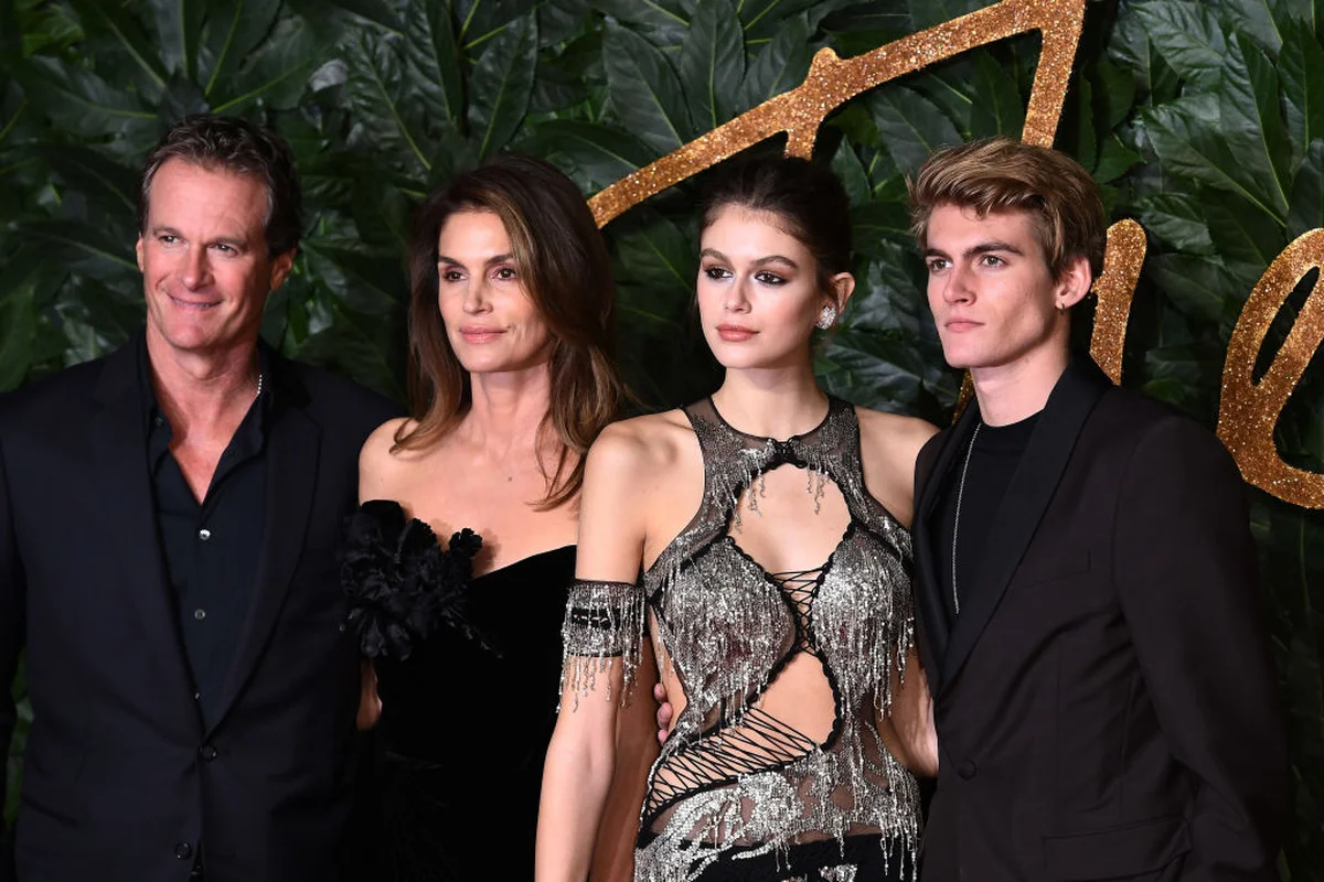 Kaia Gerber Rande Gerber and Cindy Crawford カイア・ガーバー　シンディ・クロフォード　ランディ・ガーバー