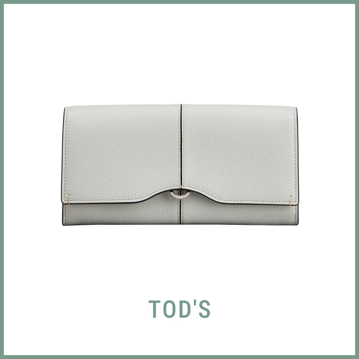 レザーウォレット〈H9.5×19.7×4 cm〉¥102,300／トッズ・ジャパン（トッズ）　財布