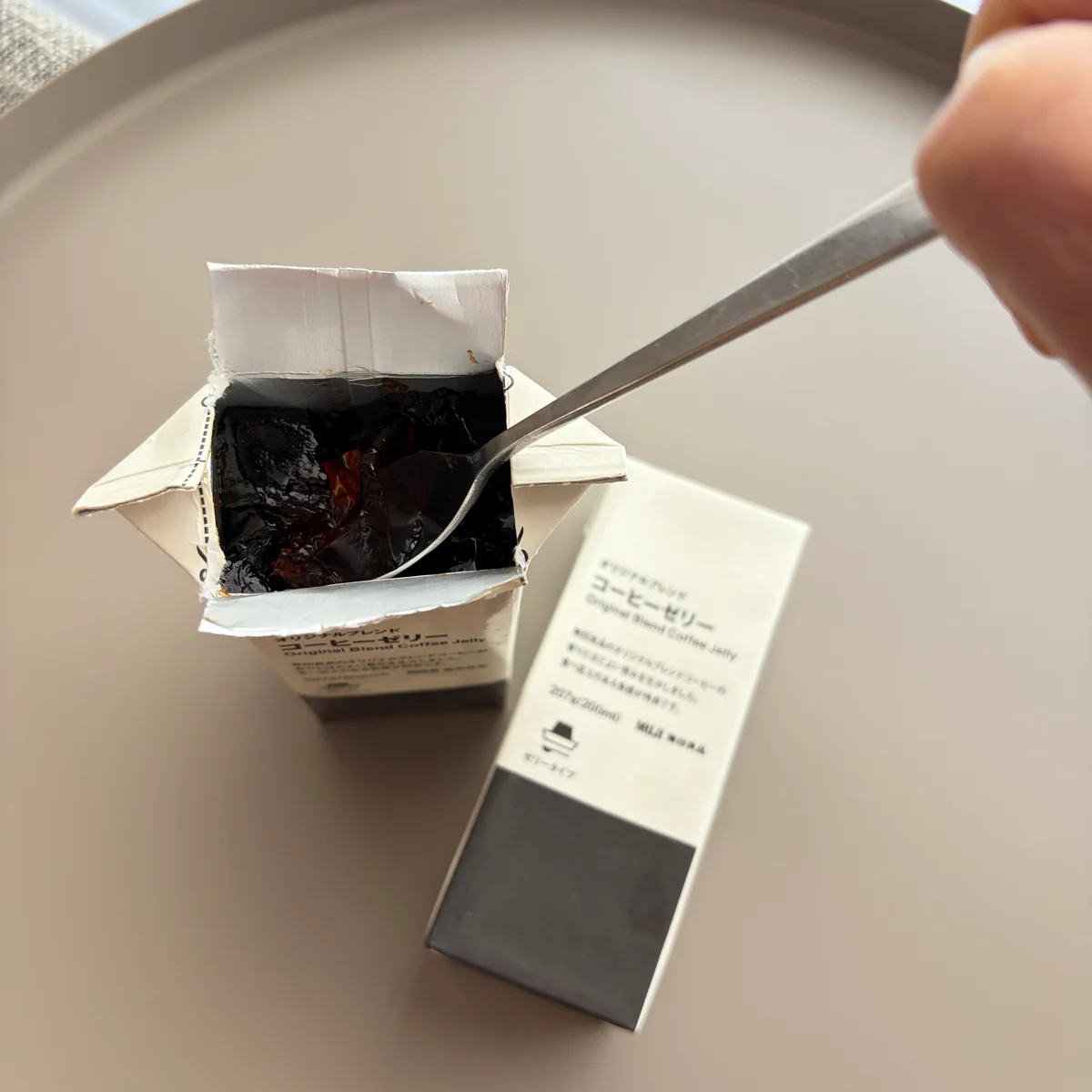 無印良品「オリジナルブレンド　コーヒーゼリー」の味わい