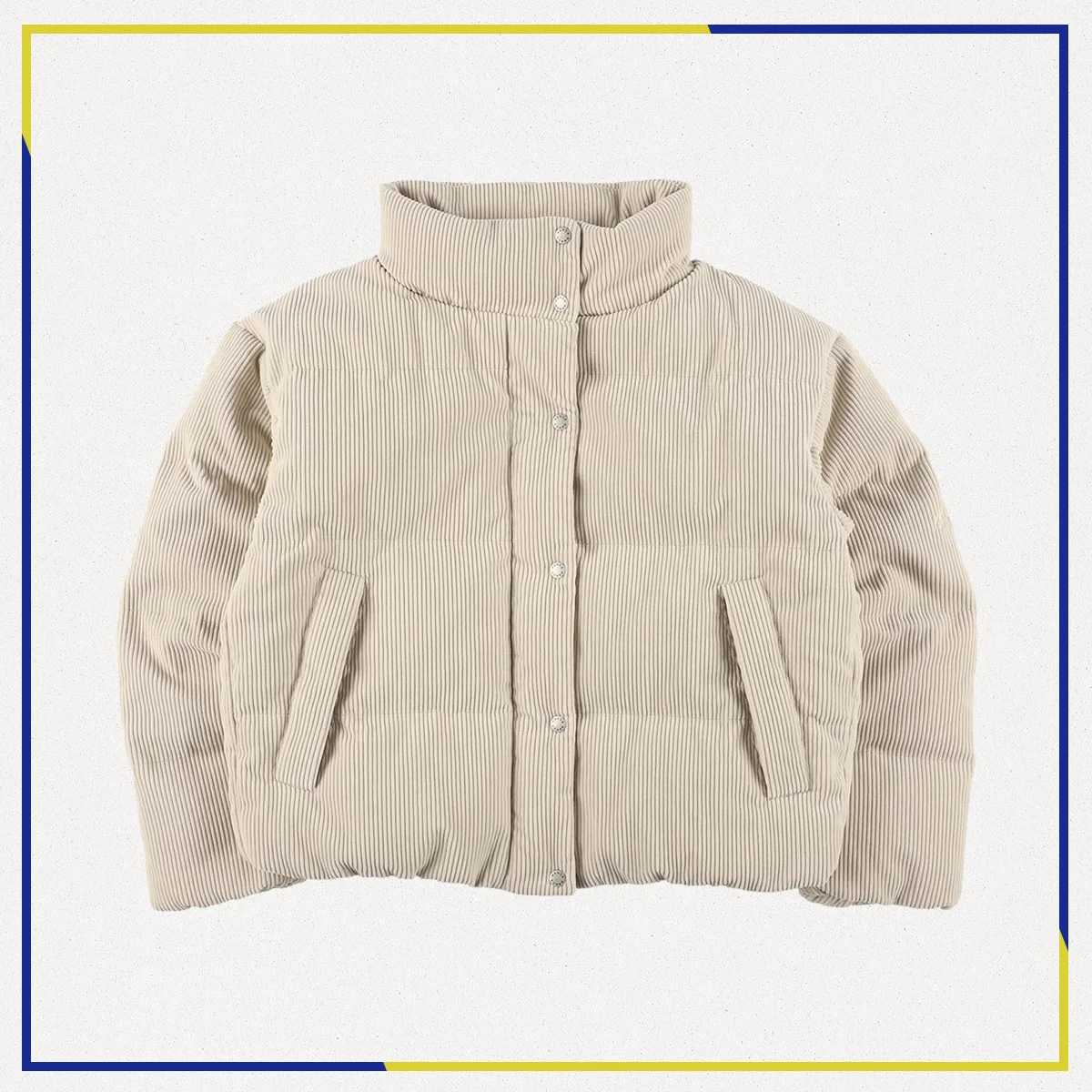 ナンガ「コーデュロイショートダウンジャケット」