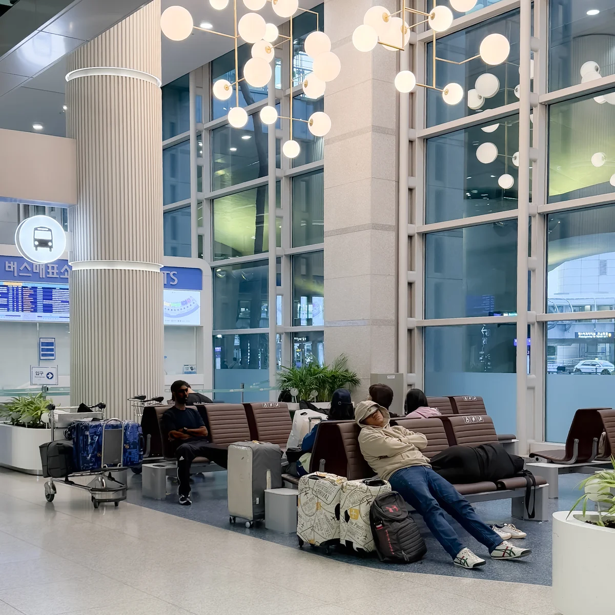 仁川空港　到着ホール