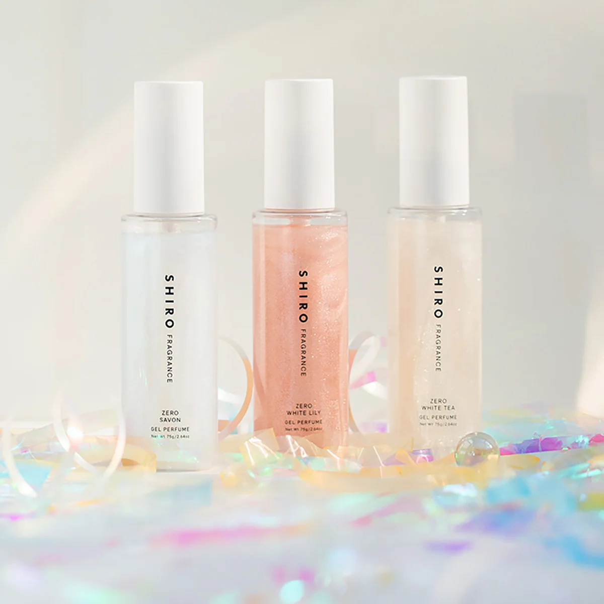 SHIRO ジェルパフューム 全3種 75g 各￥3,300〈2025年6月12日限定発売〉