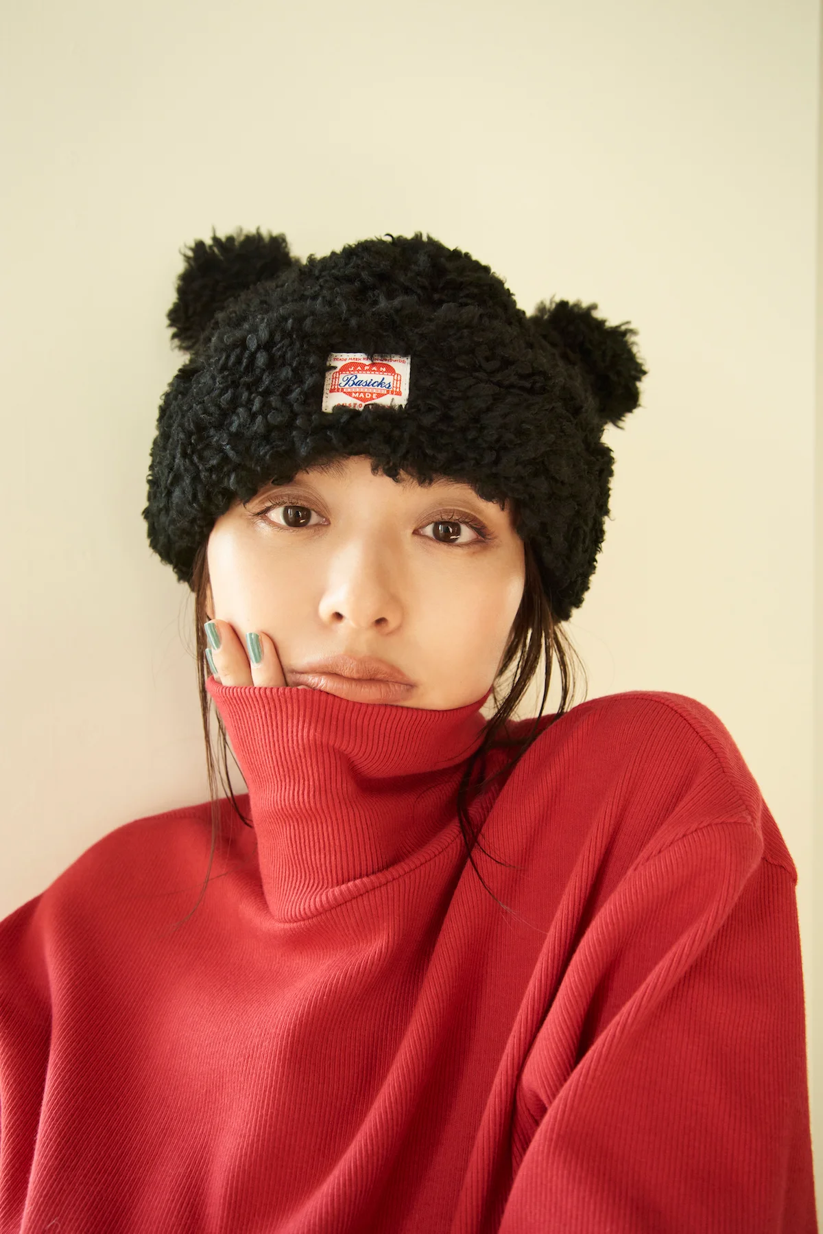 ベイシックスのBear beanie