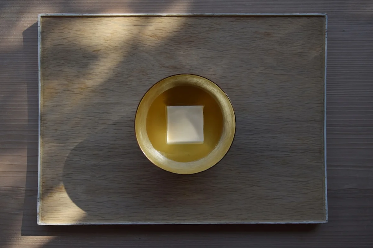 八雲茶寮の精進料理 胡麻豆腐