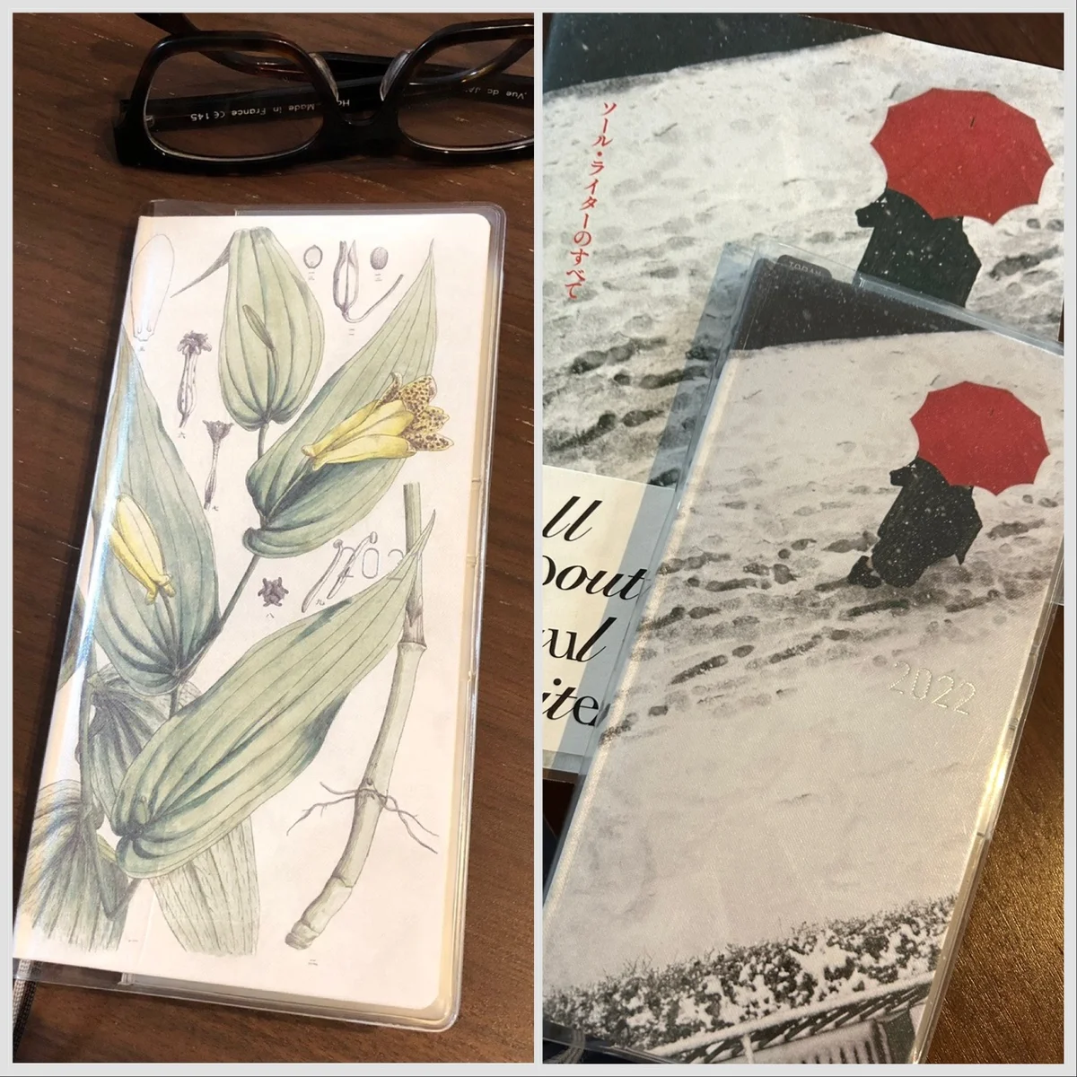 ほぼ日手帳　2021　2022　牧野富太郎　ソール・ライター