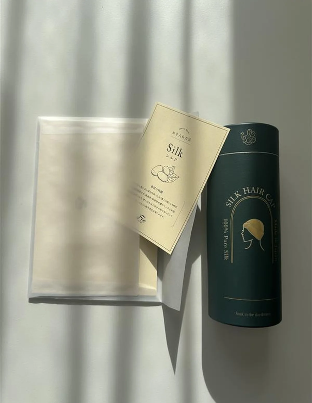 シルクキャップ チャコールグレー　foo tokyo