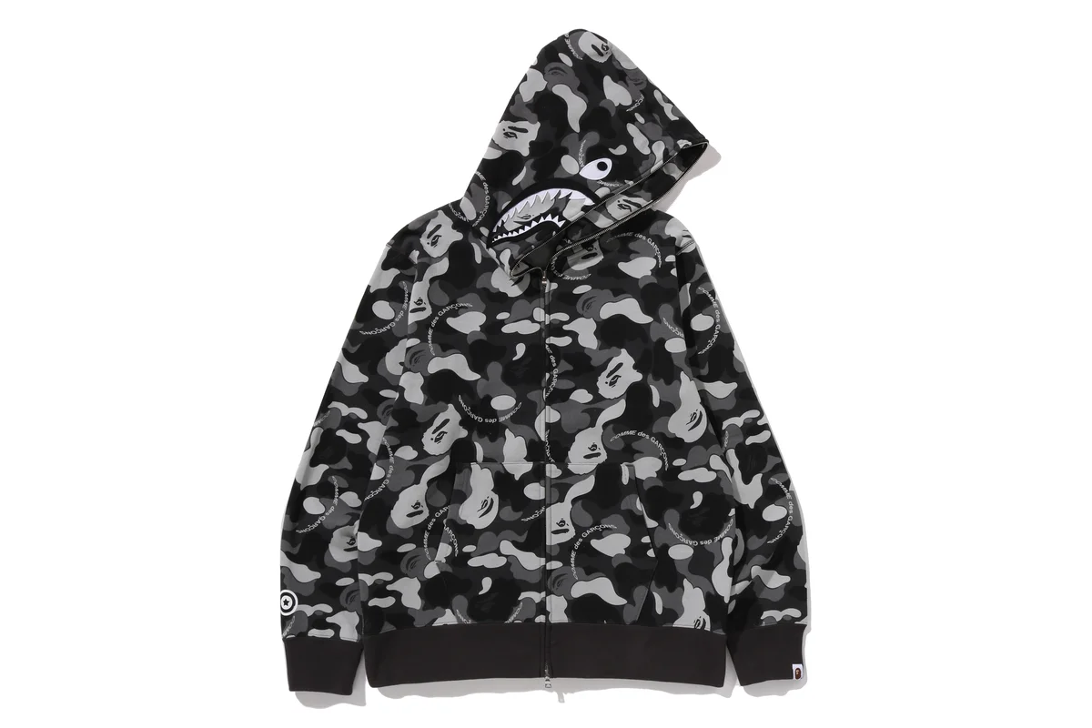 COMME des GARÇONS A BATHING APE® コラボレーション 大阪店限定 パーカ
