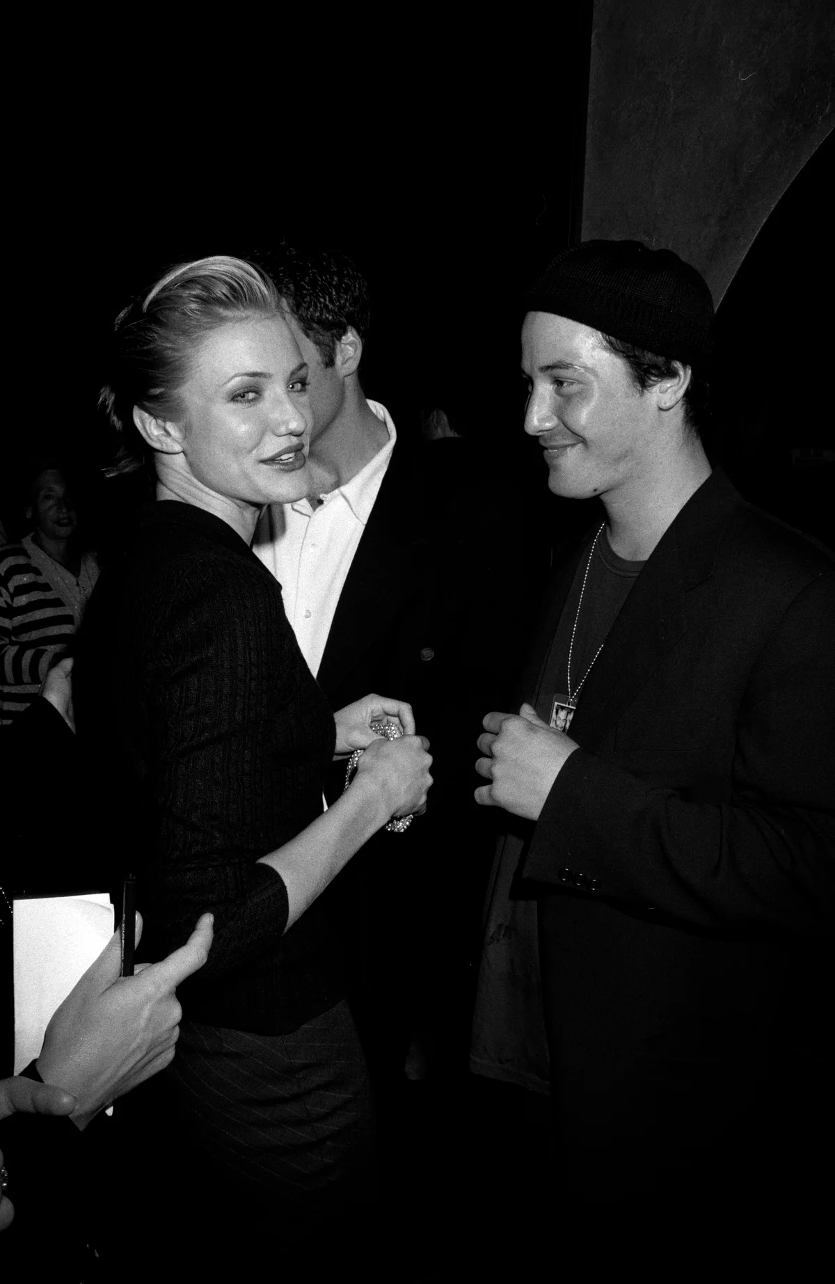 『フィーリング・ミネソタ』のプレミアでのキャメロン・ディアスとキアヌ・リーブス