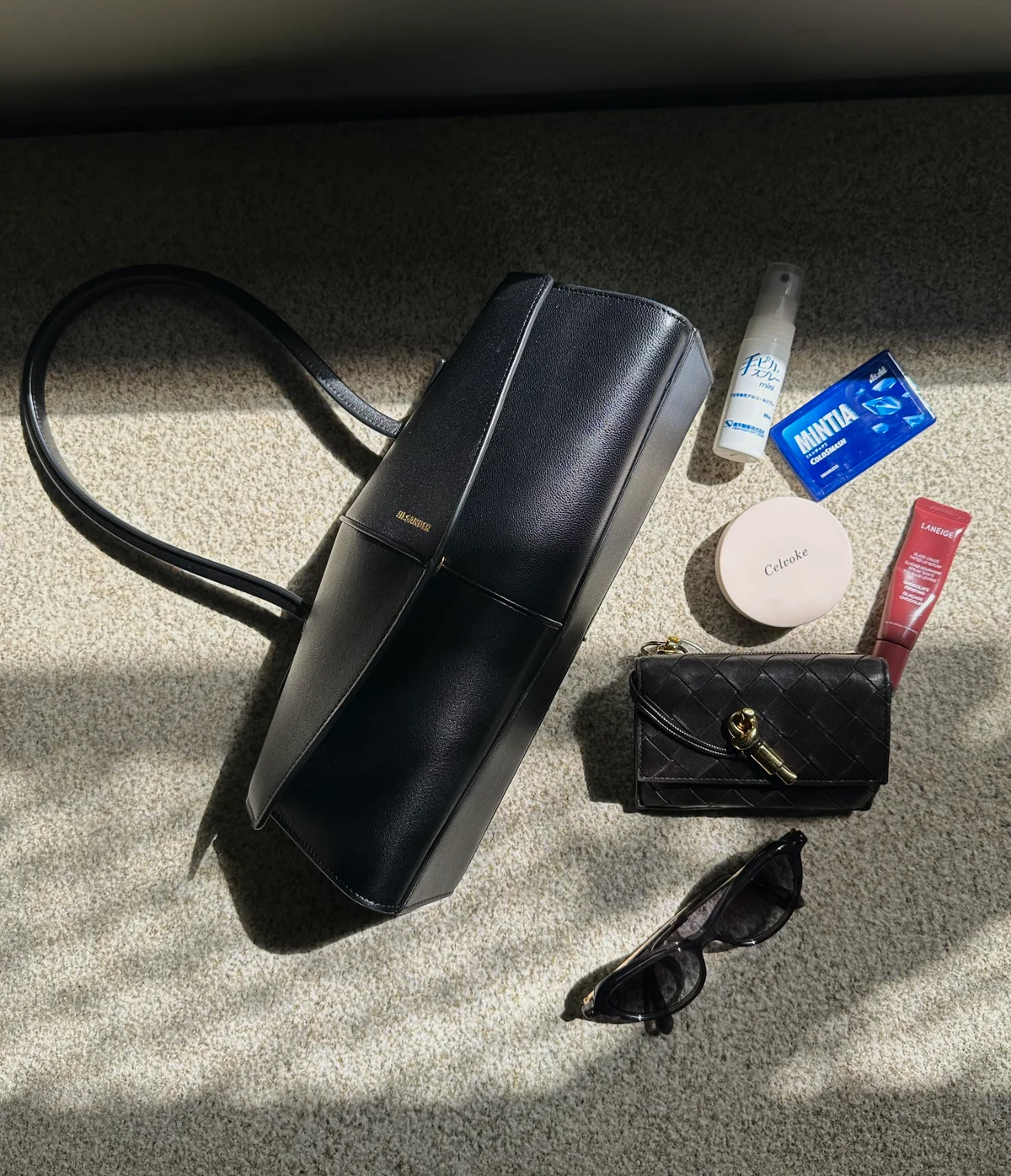 ジル サンダーのLinea とバッグの中身の画像