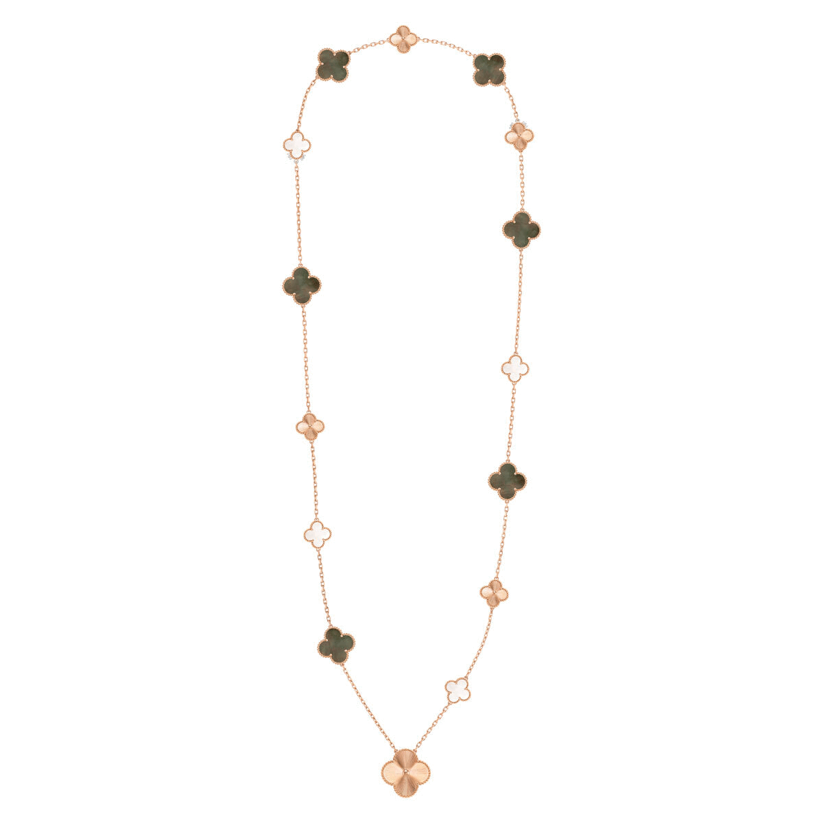 ヴァンクリーフ&アーペル「マジック アルハンブラ」トランスフォーマブル ロングネックレス