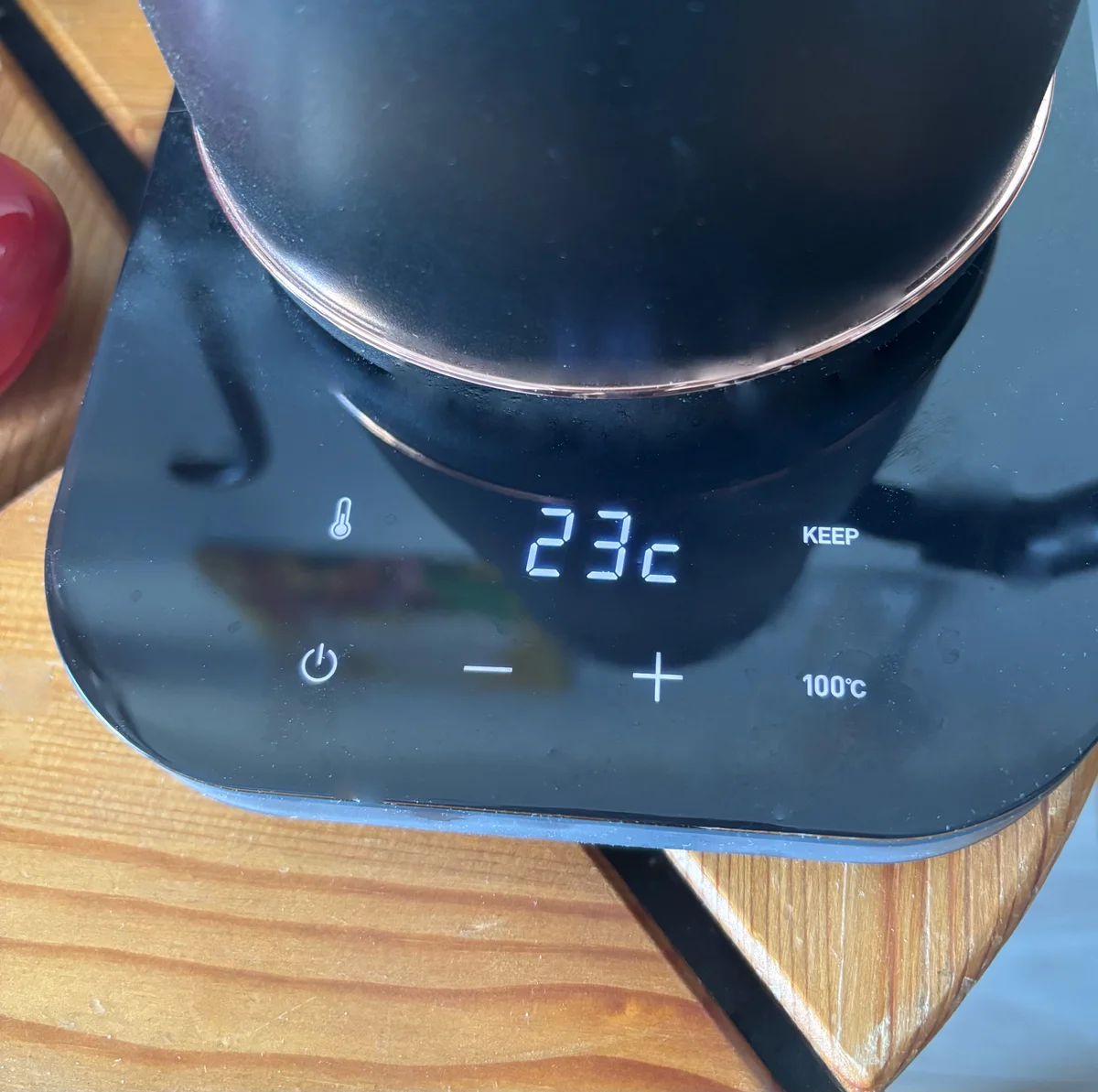 ふるさと納税 岐阜県中津川市 山善 細口電気ケトル マットブラック タッチパネル