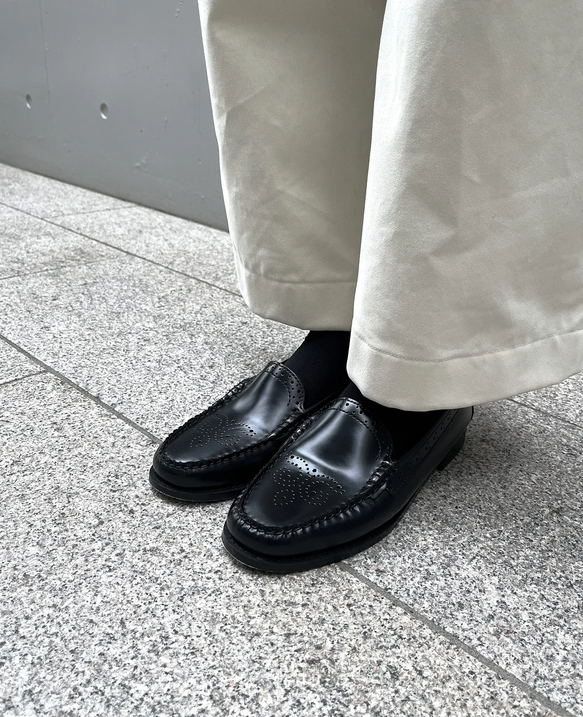 G.H.BASSのローファーの着用感とコーディネートと履き心地のレビュー