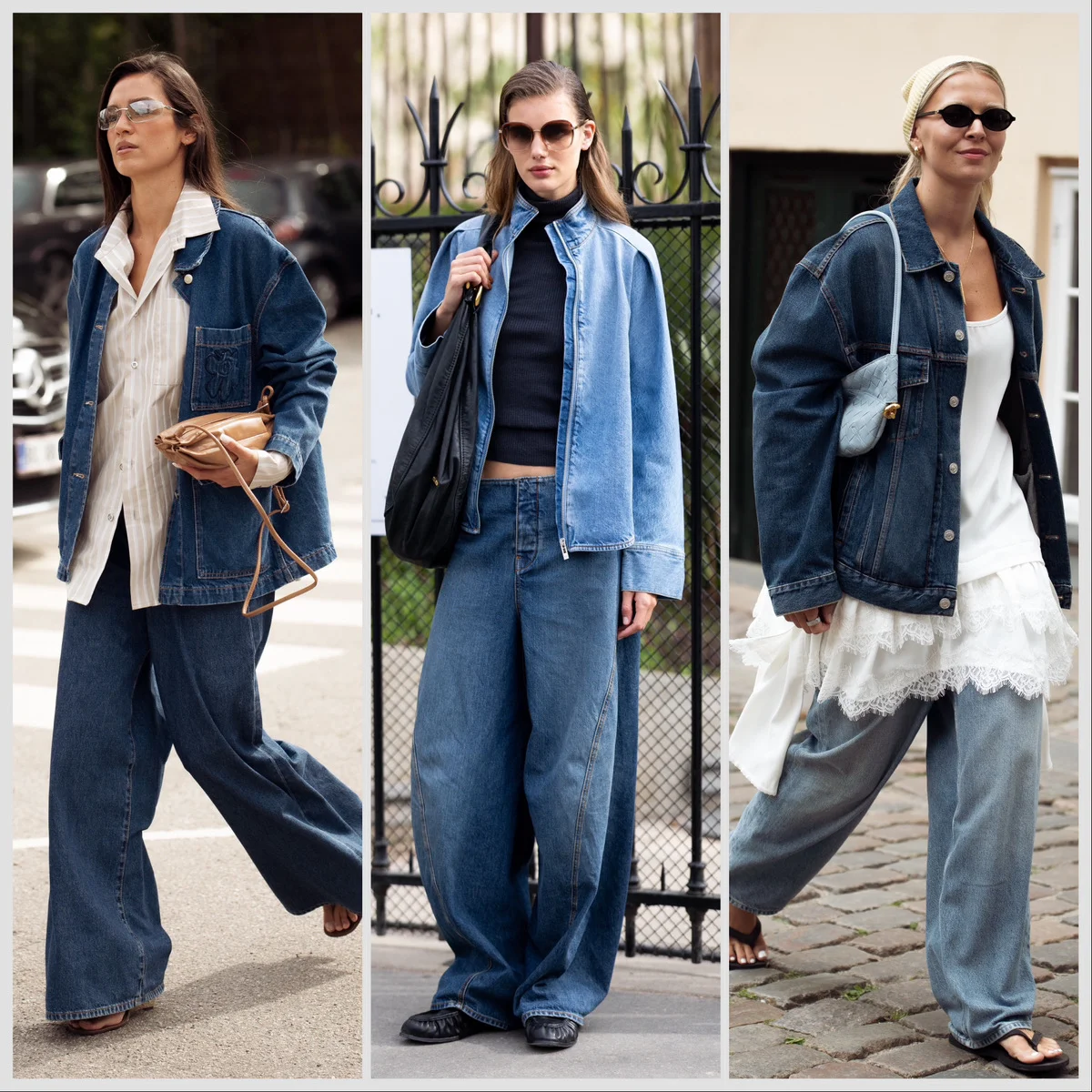 リラックスムードがただようデニムジャケットのスタイリング