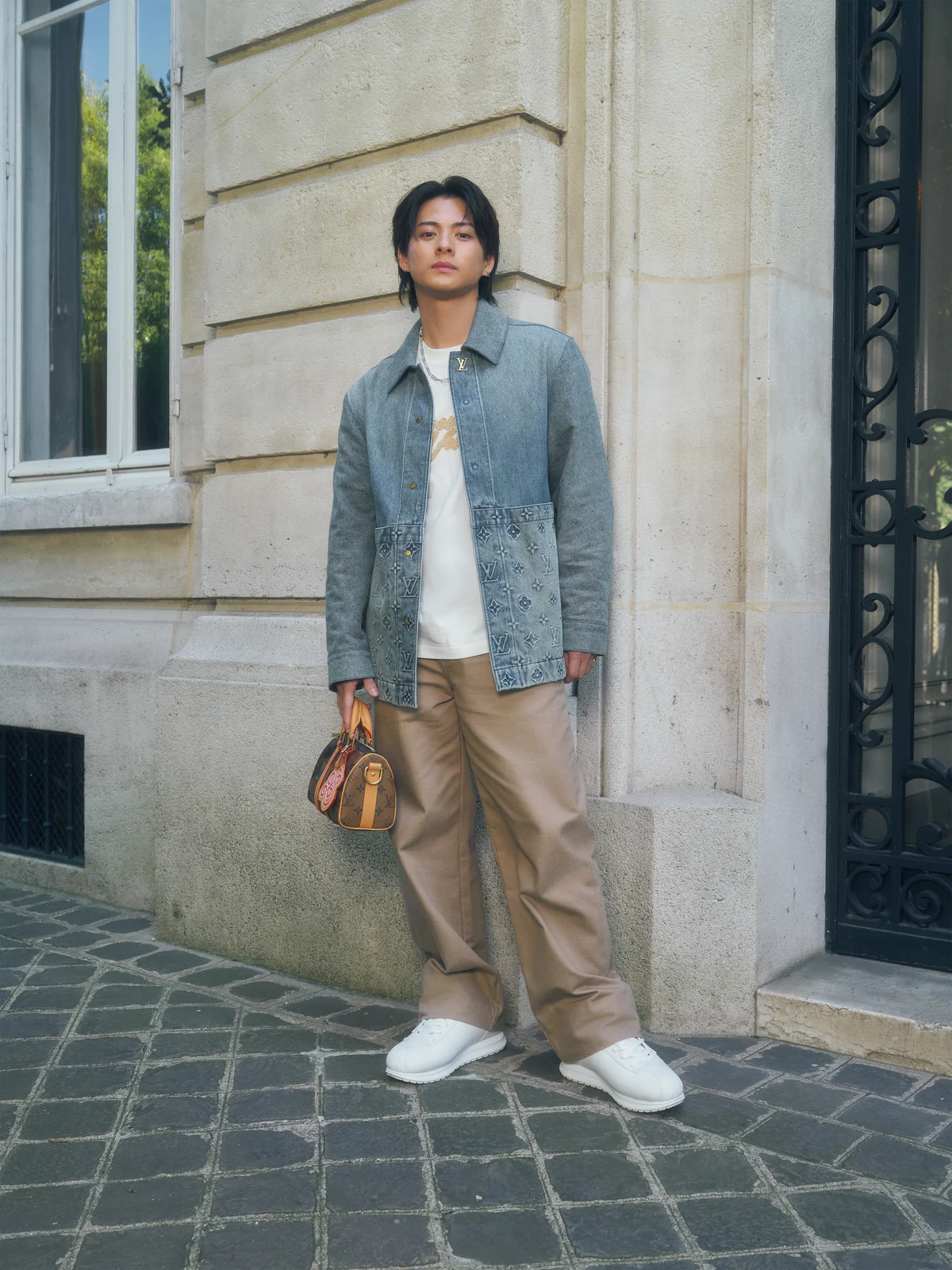 平野紫耀　オフショット　ルイ･ヴィトン　ファッションショー