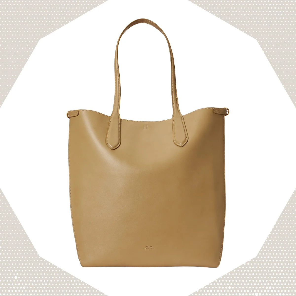 ポロ ラルフ ローレンの「Bellport レザー ノースサウス トート」