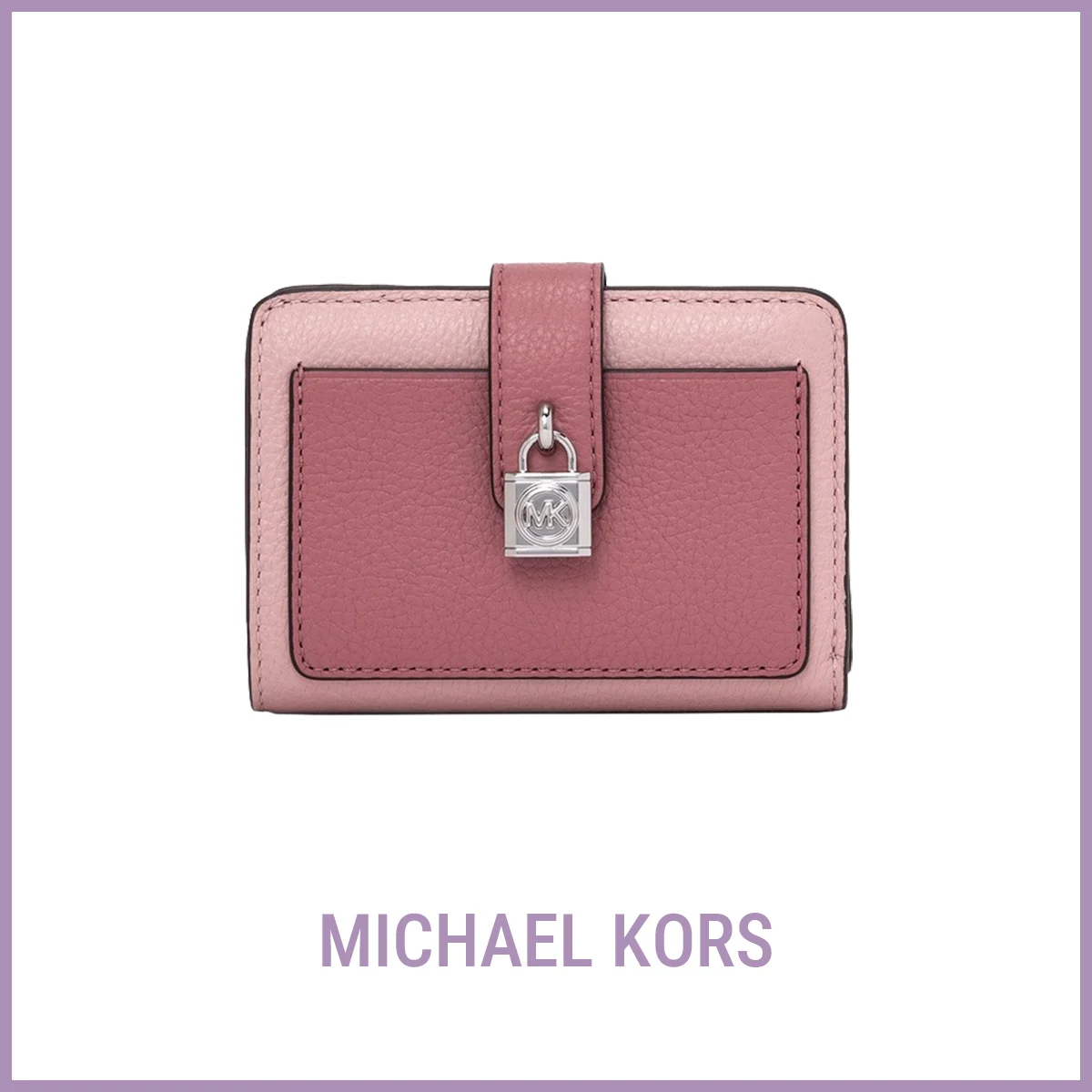 財布　マイケル・コース　「SCARLETT タブ ポケット ウォレット スモール」〈H8.5×W12×D3.5cm〉￥28,600