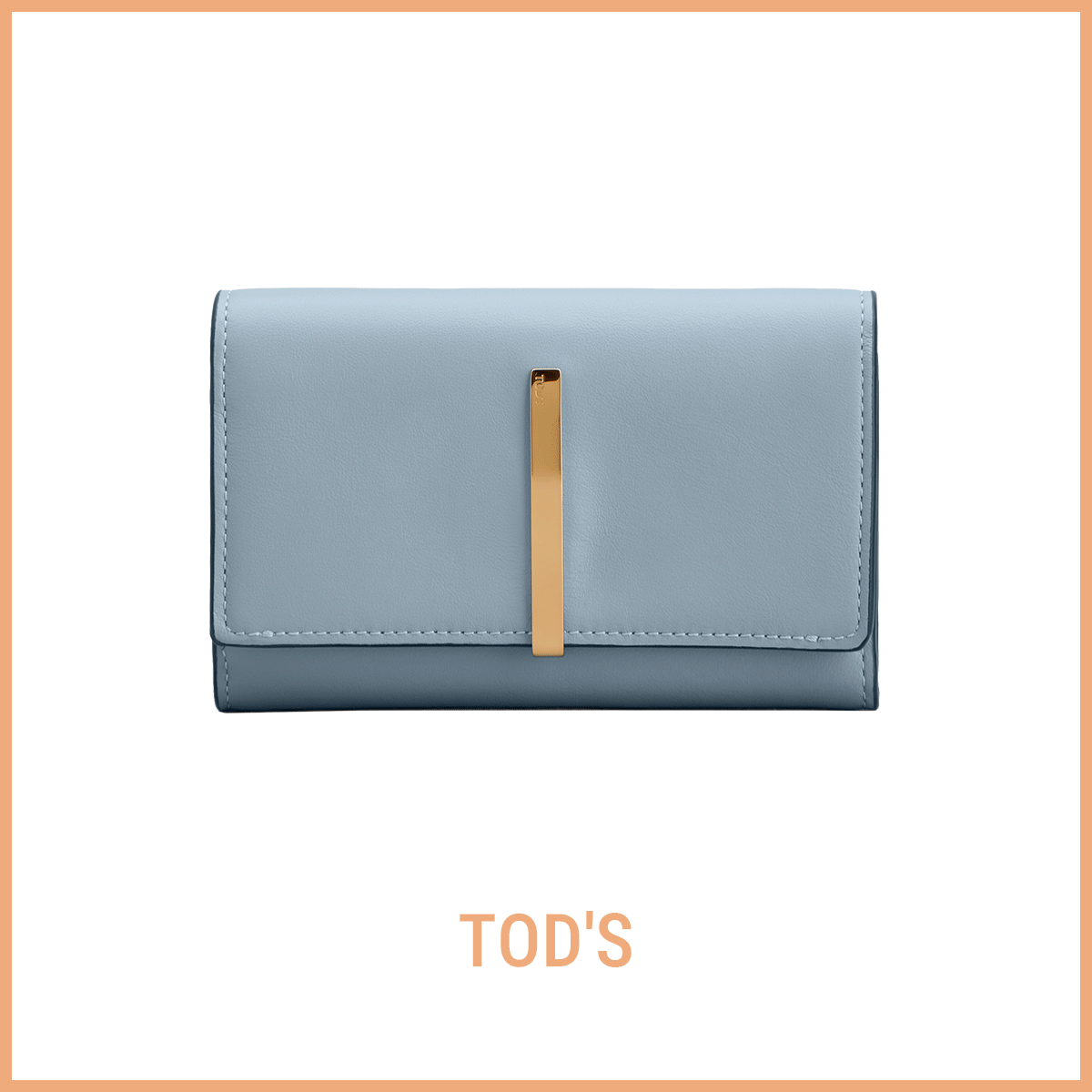 財布　トッズ　TOD'S　三つ折り財布〈H8.7×14×3cm〉￥102,300