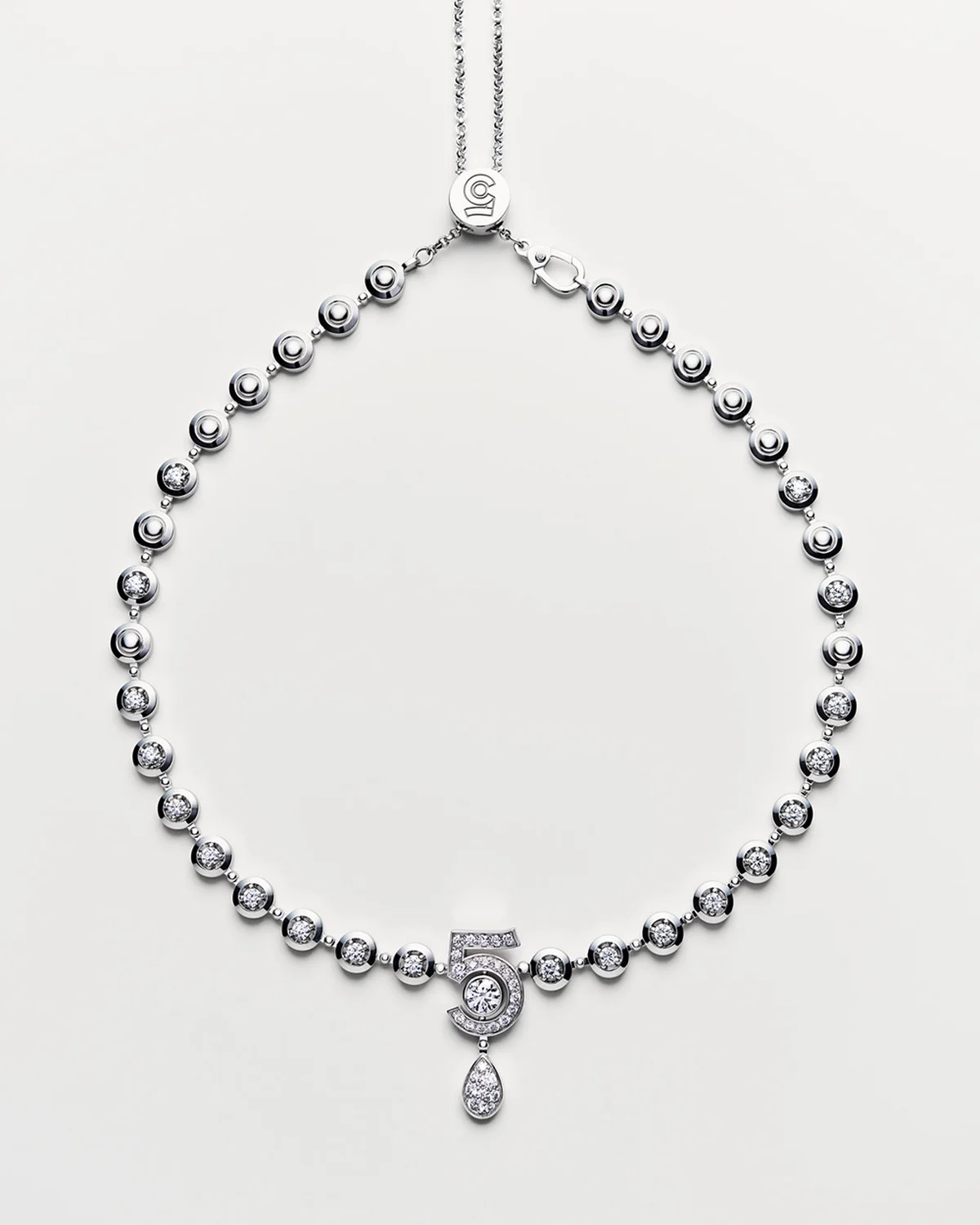 「コレクション N°5」ネックレス〈WG、ダイヤモンド〉￥7,447,000