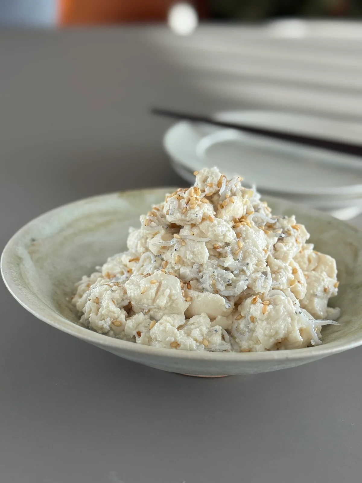 豆腐としらすの白和え