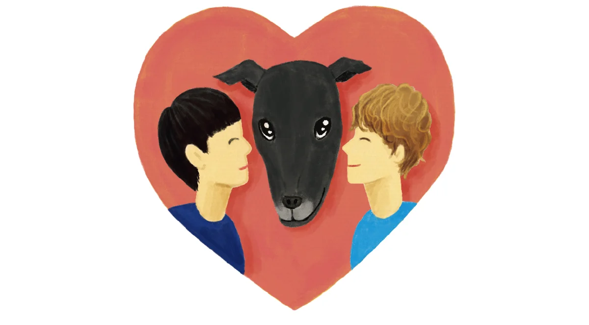 竹田 純さんとクリスさんのイラスト