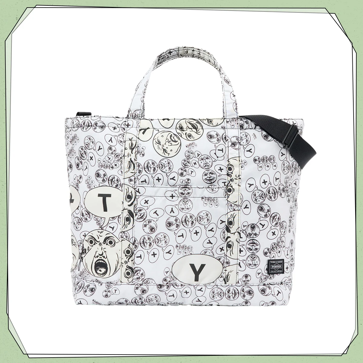 ポーターのトートバッグ「TADANORI YOKOO x PORTER TOTE BAG」