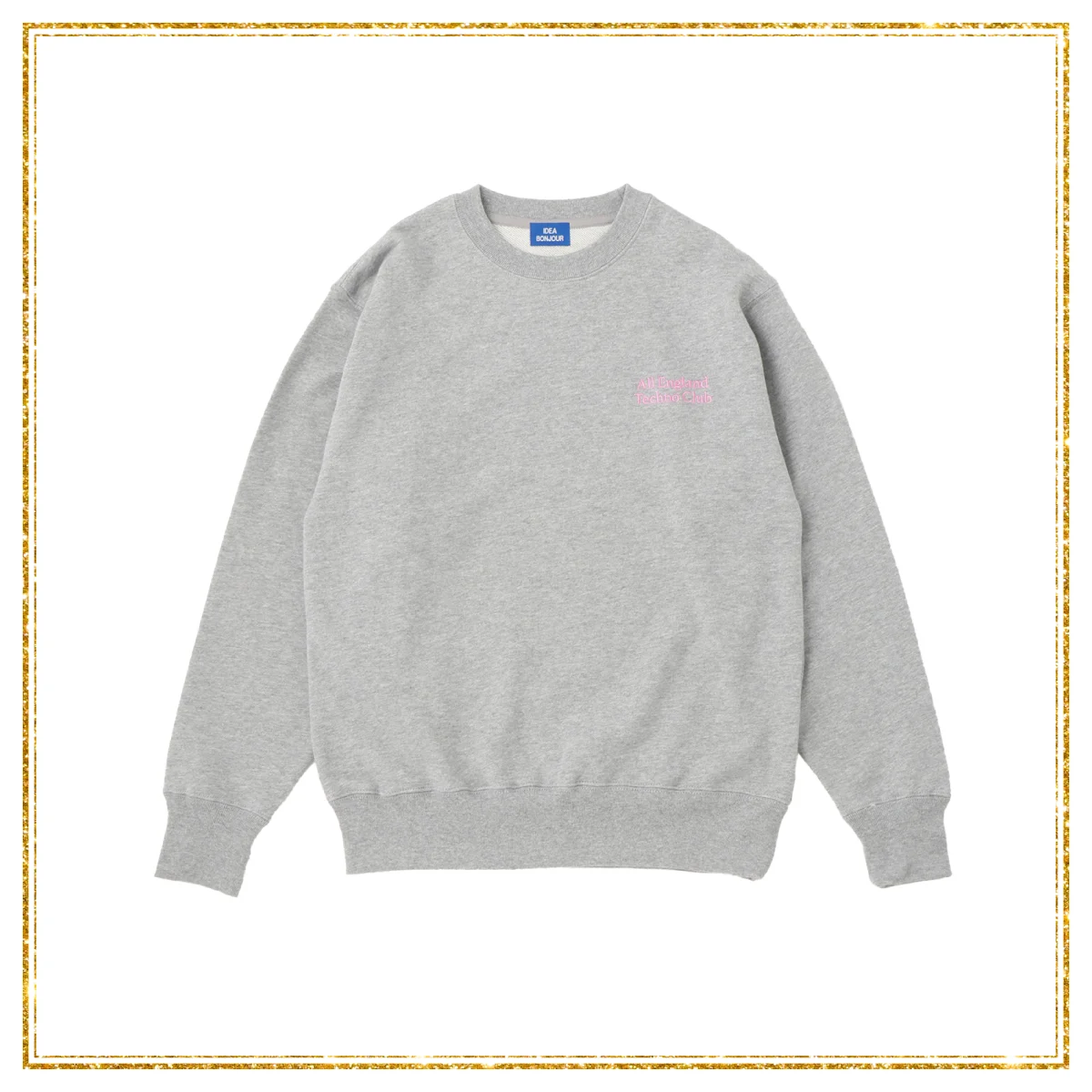 ボンジュール レコード　エクスクルーシブ オール イングランド テクノ クラブ スウェット　￥15,400　グレー