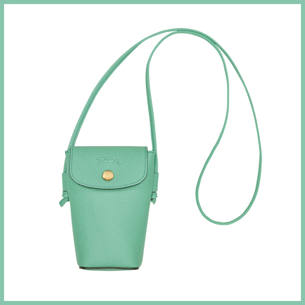 ロンシャンの「エピュレ」スマートフォンケース（フラップ付き）