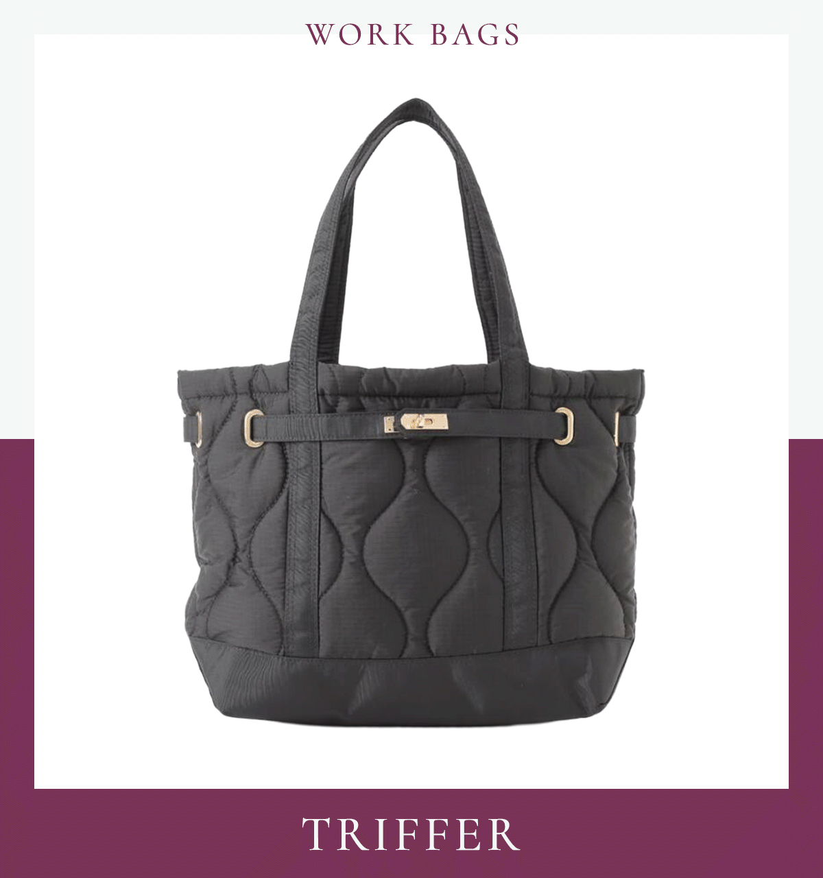 トリファー　バッグ〈H26.5×W30×D14cm〉￥9,900