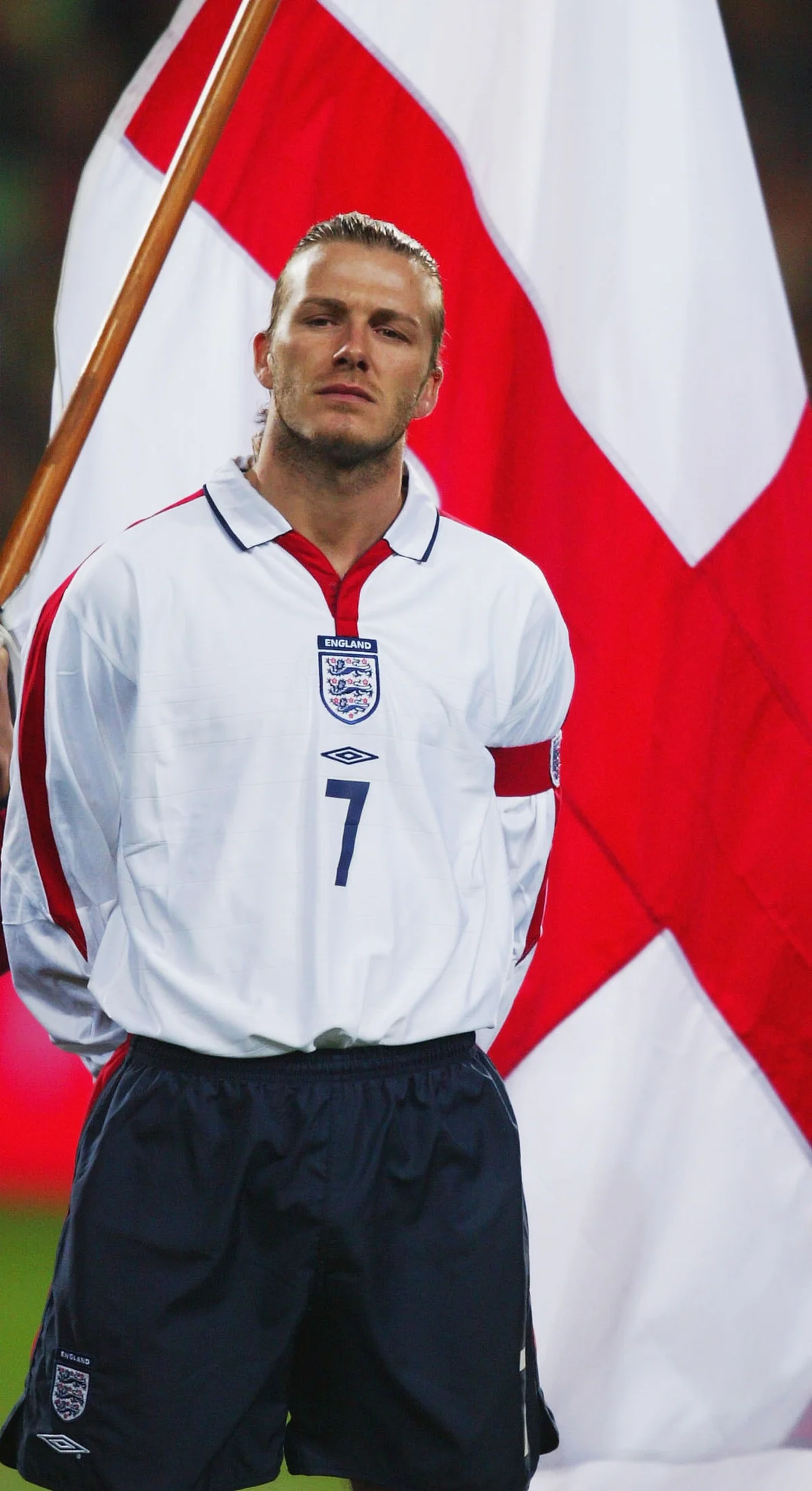 2004年、イングランド代表キャプテン時代のベッカム