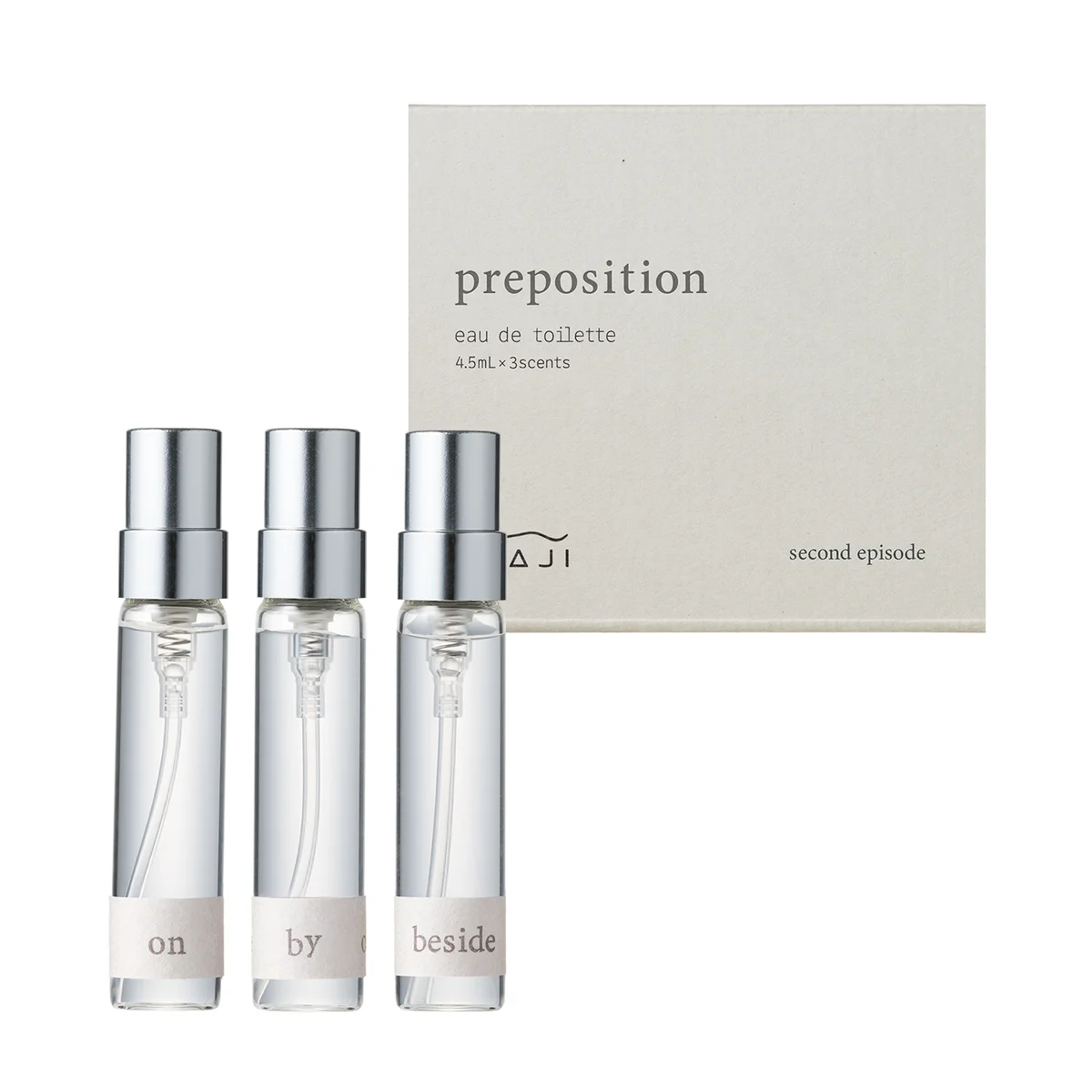 オサジ オードトワレ preposition second episode 4.5ml ×3種（on／by／beside）￥3,960〈2026年3月11日発売〉