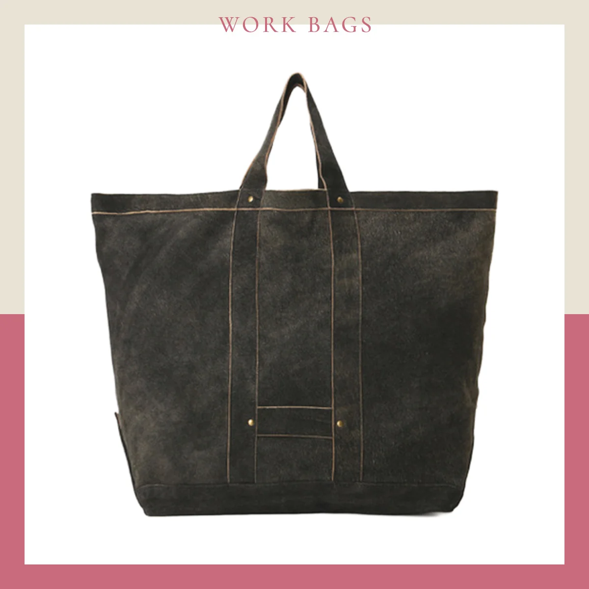 2025年秋冬バッグ　1泊2日の旅行バッグ　大容量バッグ　セブンバイセブン　〈H42×W40×D20cm〉￥39,600