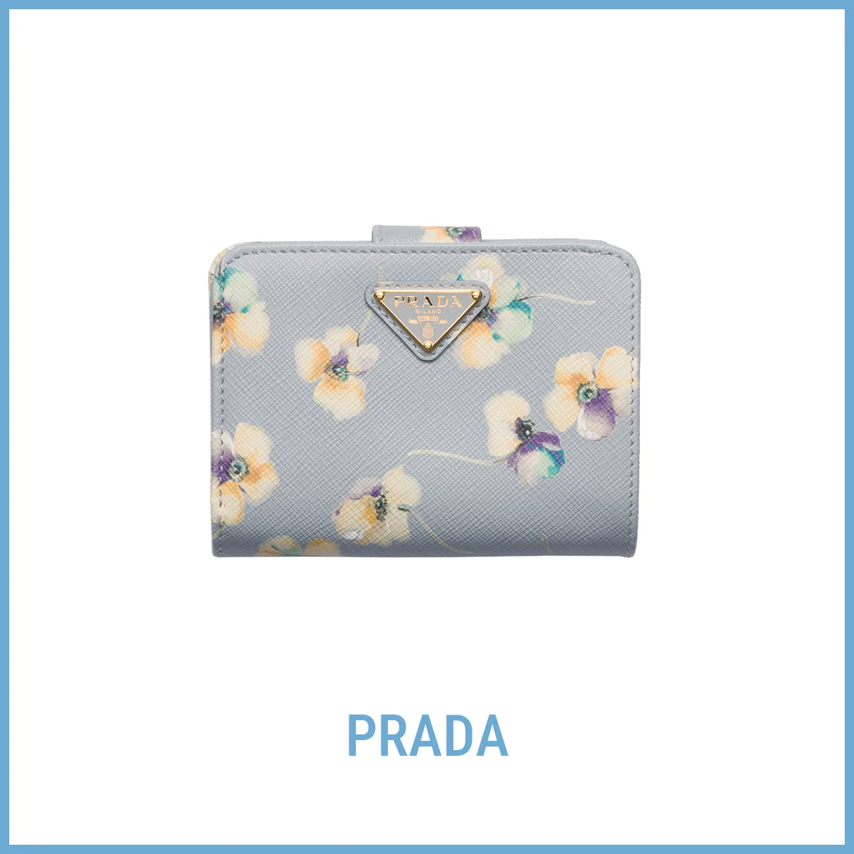 財布　プラダ　PRADA　二つ折り財布　〈H8.5×W12cm〉￥130,900