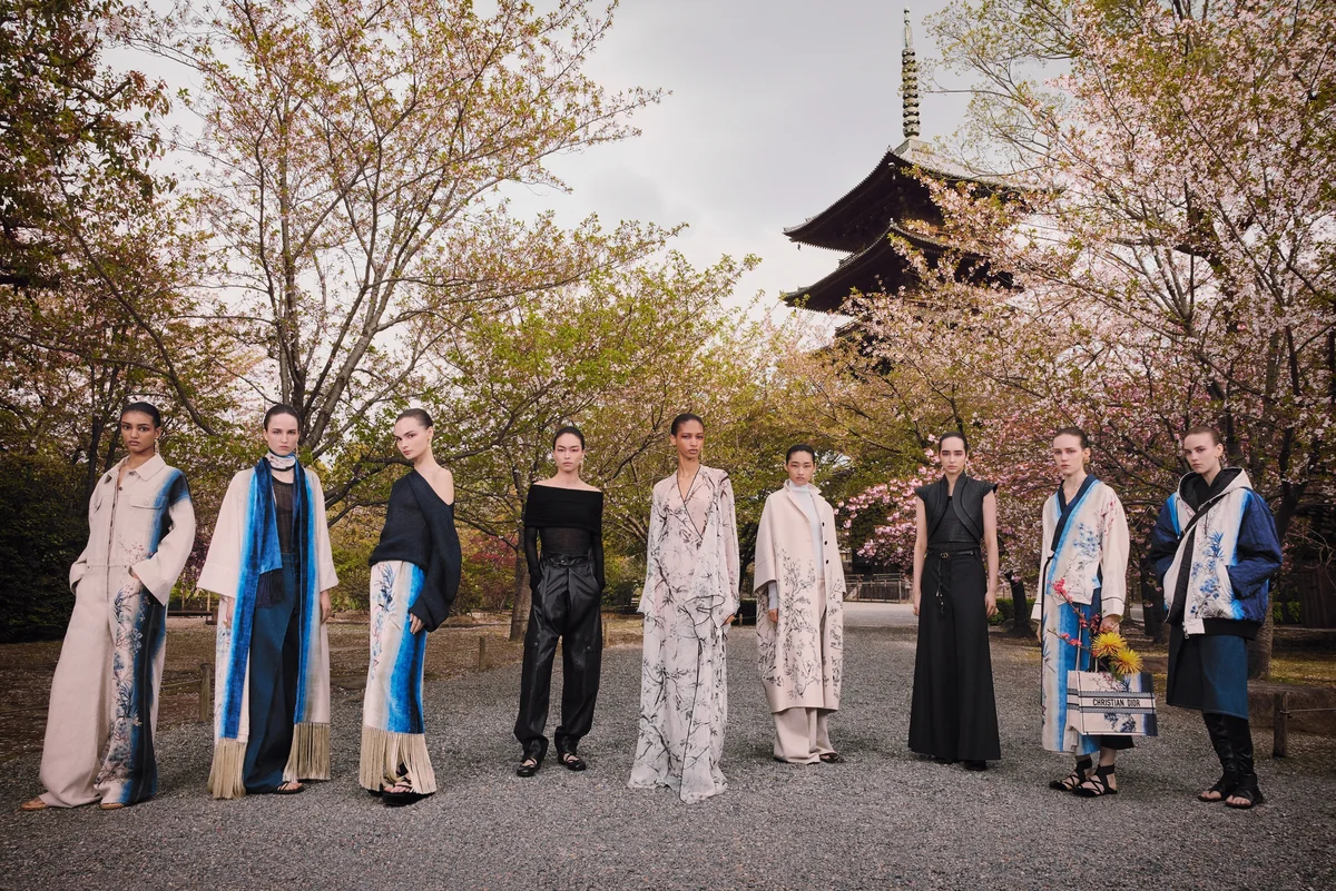 DIOR　2025年フォールコレクションを京都・東寺の庭園で発表