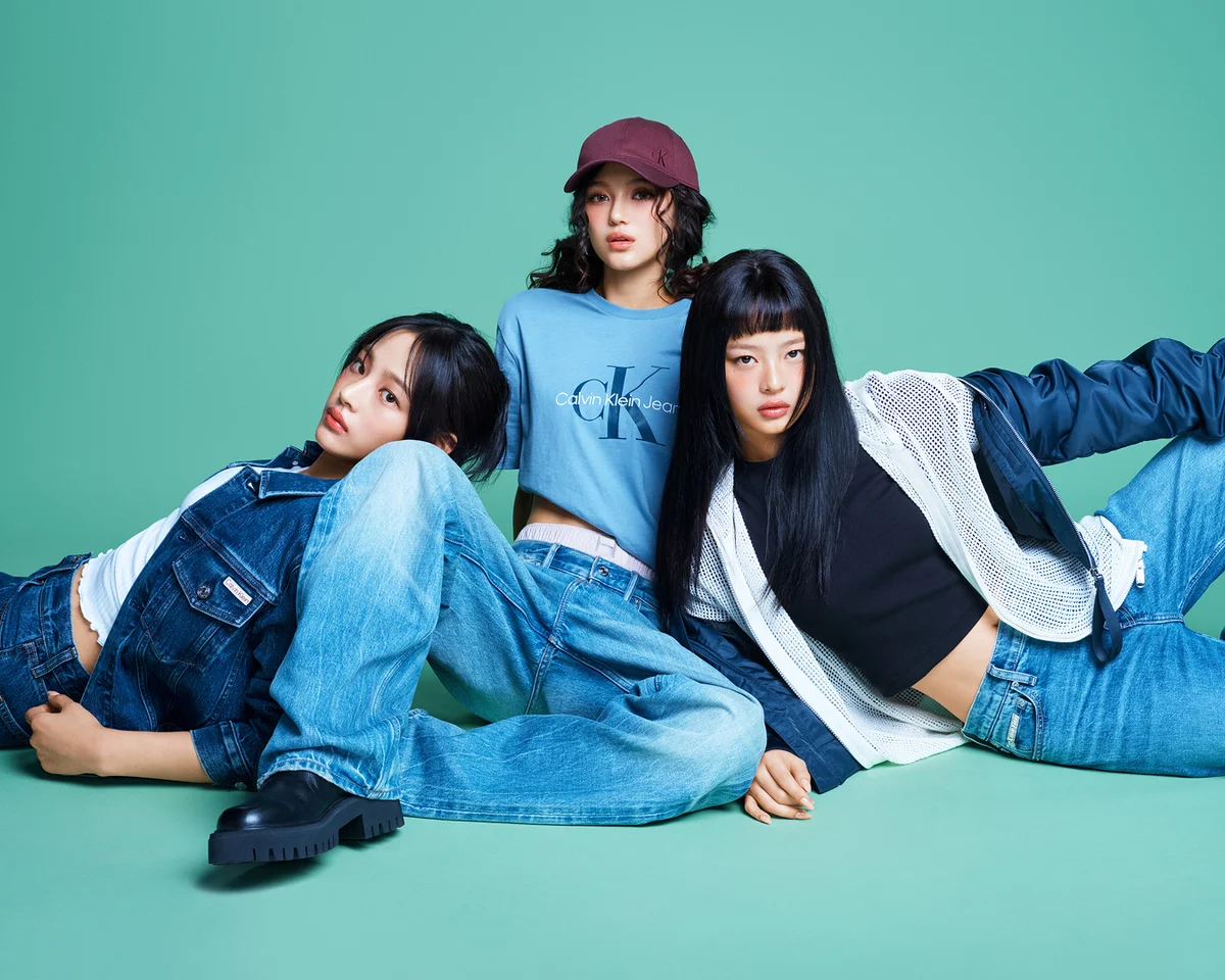 NewJeans　ニュージーンズ　韓国アイドル　カルバン・クライン　キャンペーンビジュアル