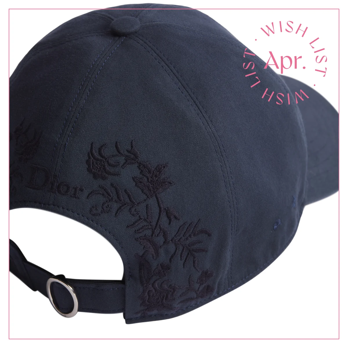 ディオールのキャップ