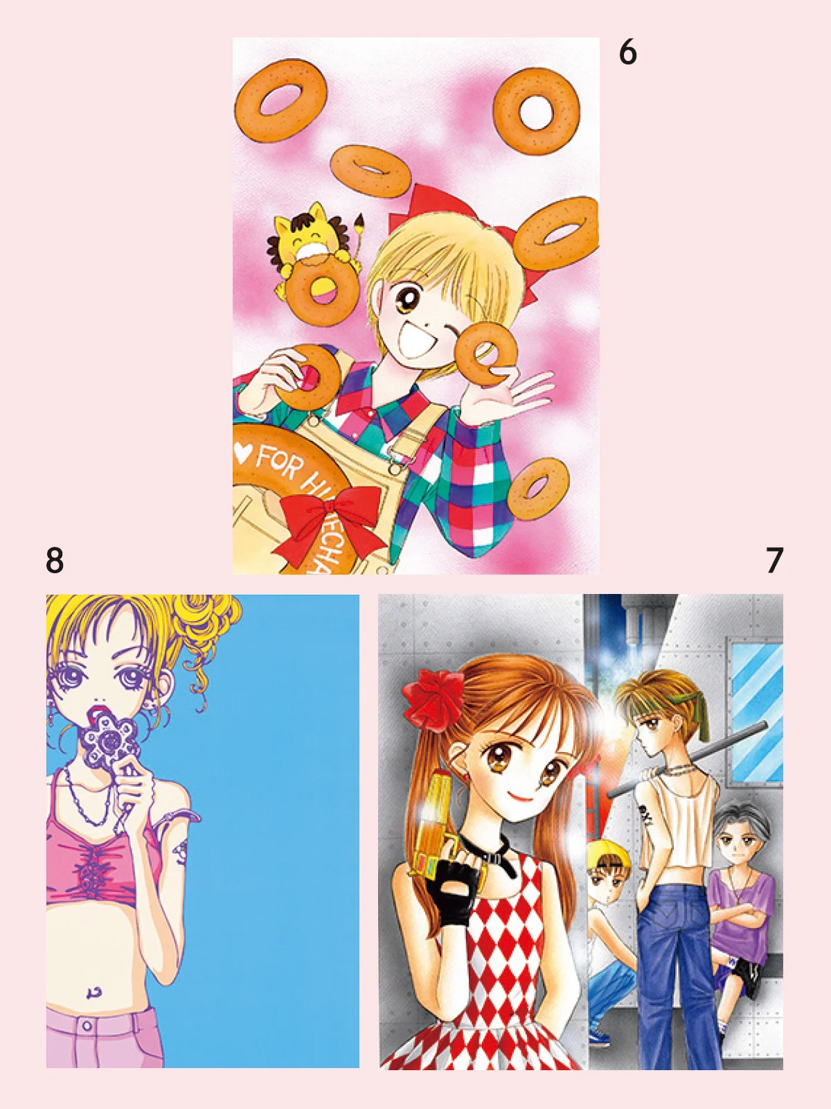 『姫ちゃんのリボン』©水沢めぐみ/集英社 『こどものおもちゃ』©小花美穂/集英社 『ご近所物語』©矢沢漫画制作所/集英社