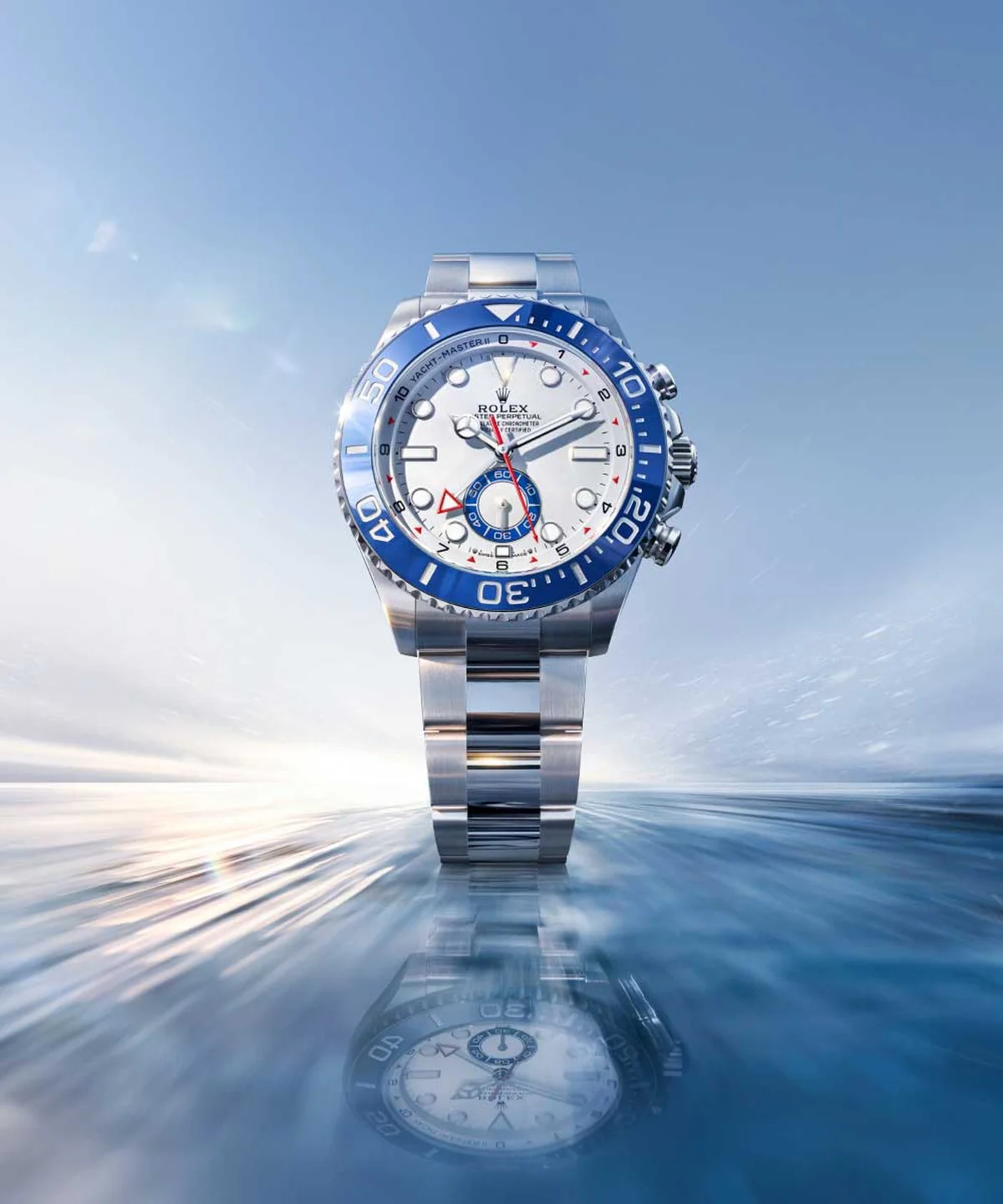 「ヨットマスター ll」ウォッチ〈オイスタースチール、自動巻、ケース径44mm〉¥3,005,200 ※予価、2026年春発売予定