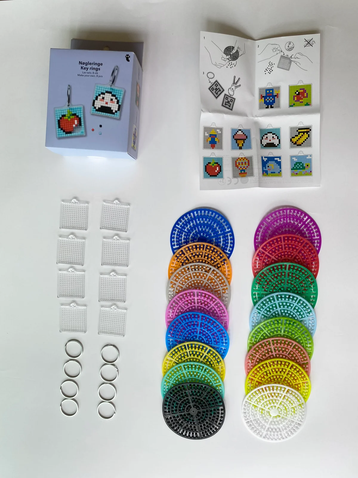 フライングタイガー DIY キーリング 8pcs　キット内容