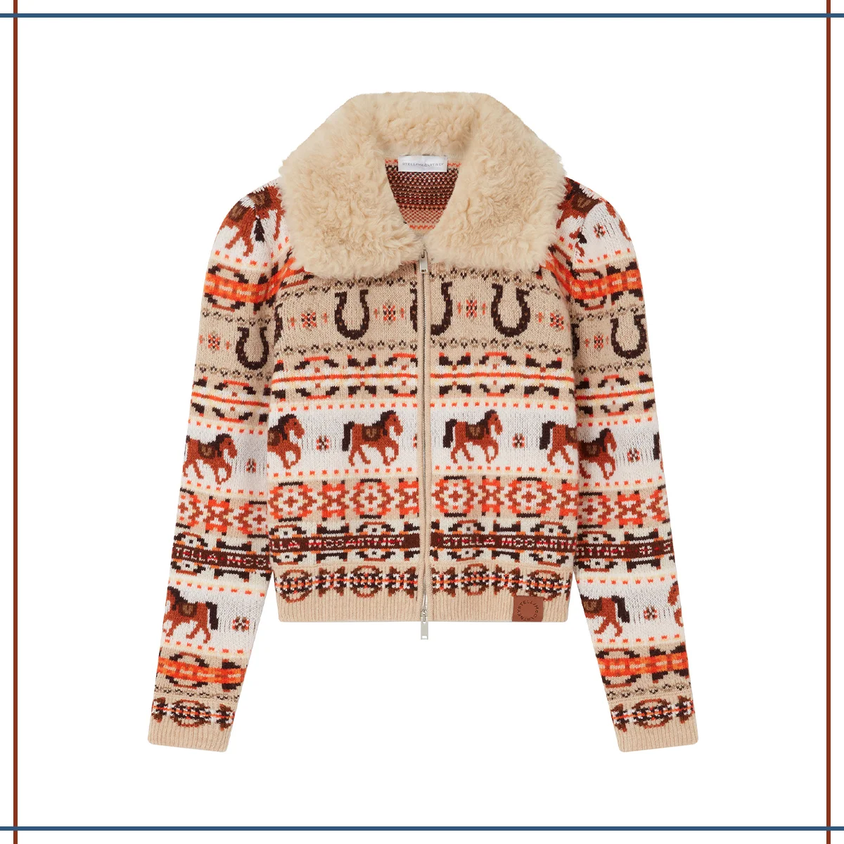 2026年の干支「午」モチーフ小物　ステラ マッカートニーのカーディガン￥249,700