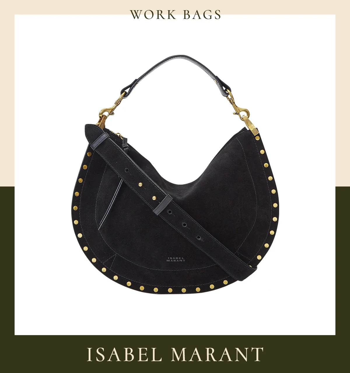 通勤バッグ　イザベル マラン（ISABEL MARANT）バッグ〈H23×W34×D6cm〉￥190,300