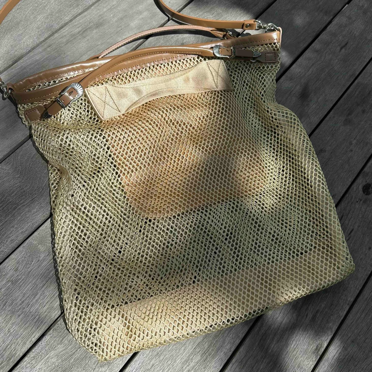 TOGA TOO（トーガ トゥ）のメッシュバッグ　SPURSHOP別注　ショルダーつき
