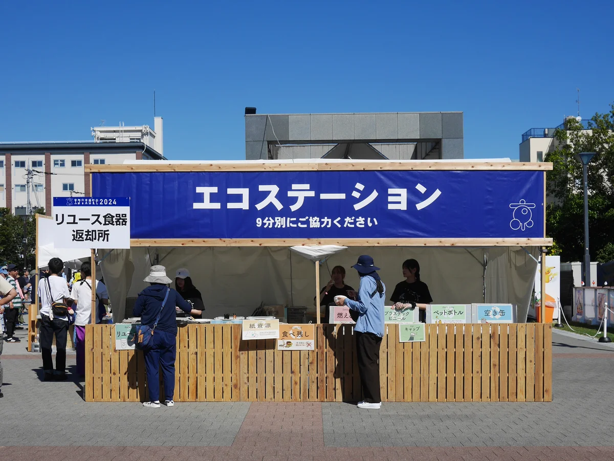 京都音博のエコステーション