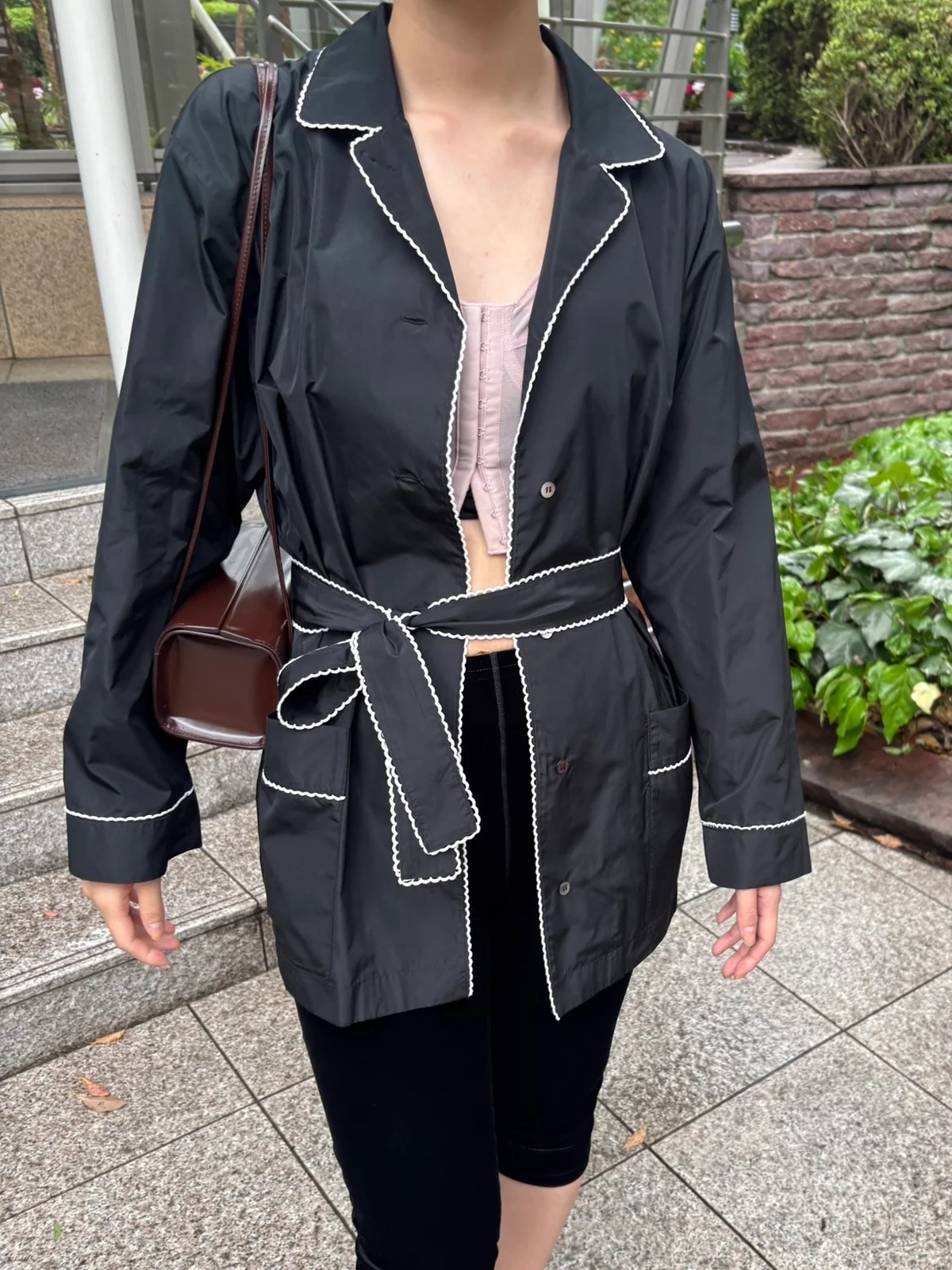 エディット フォー ルル PR村山莉緒さんが着用したパジャマシャツ