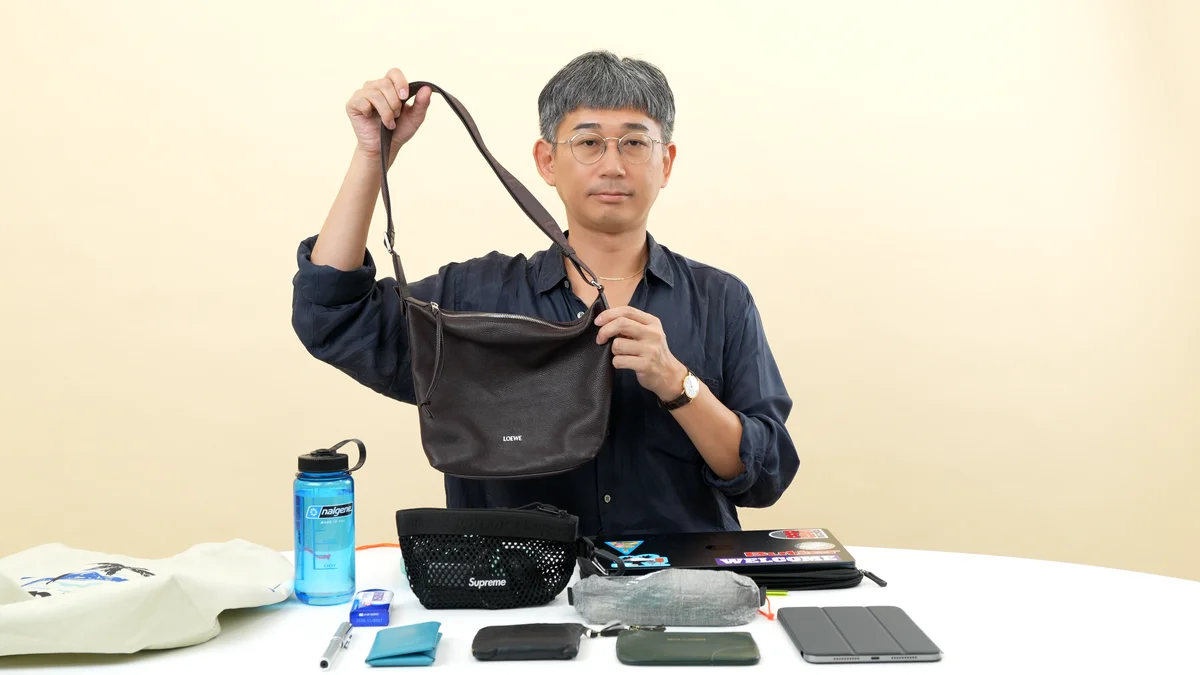 SPURプリント編集長池田のロエベのバッグ