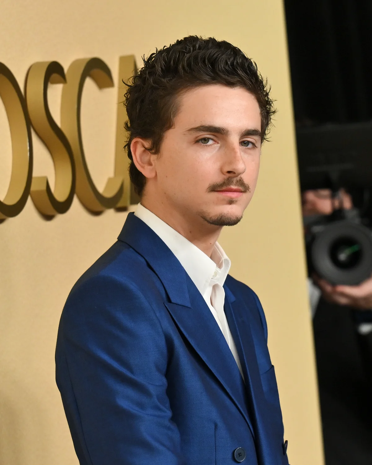 アカデミー賞の「ノミニーズ・ランチョン」に出席したティモシー・シャラメ