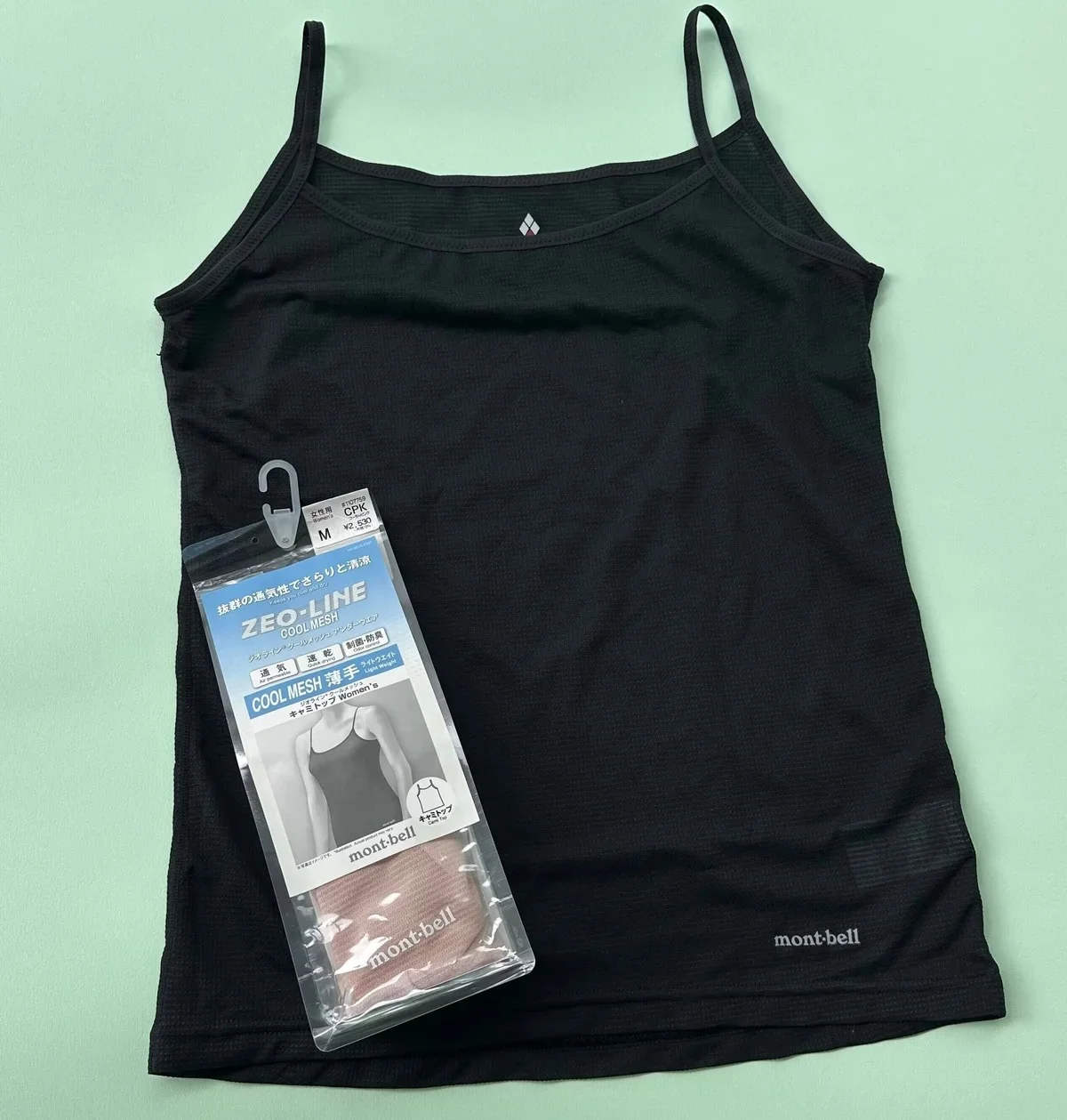 ジオライン クールメッシュ キャミトップ Women's　¥2,530　モンベル　汗対策